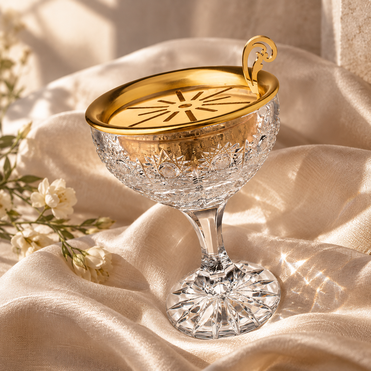 Coupelle Crystal Incense Goblet, Lifestyle
