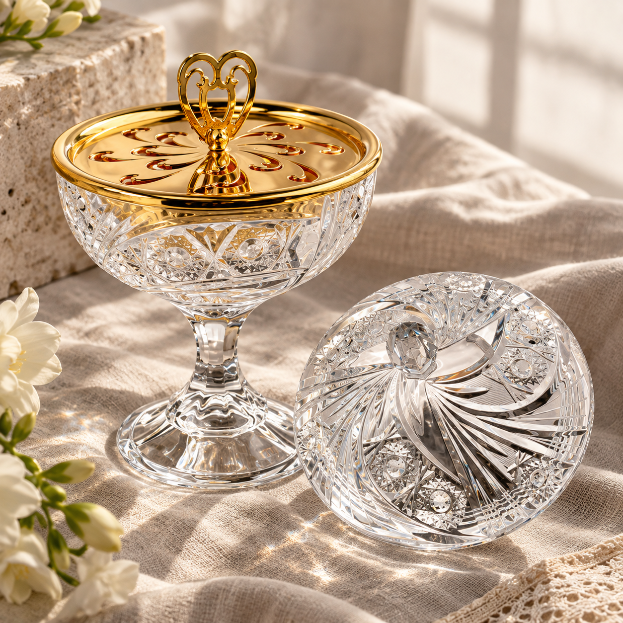 Cristal Coeur Incense Burner Set, Lifestyle