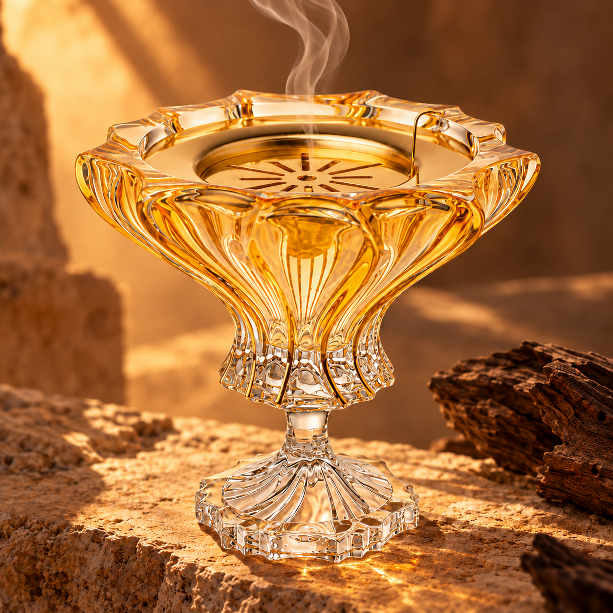 Ambre Couronne Crystal Incense Coupe, Lifestyle