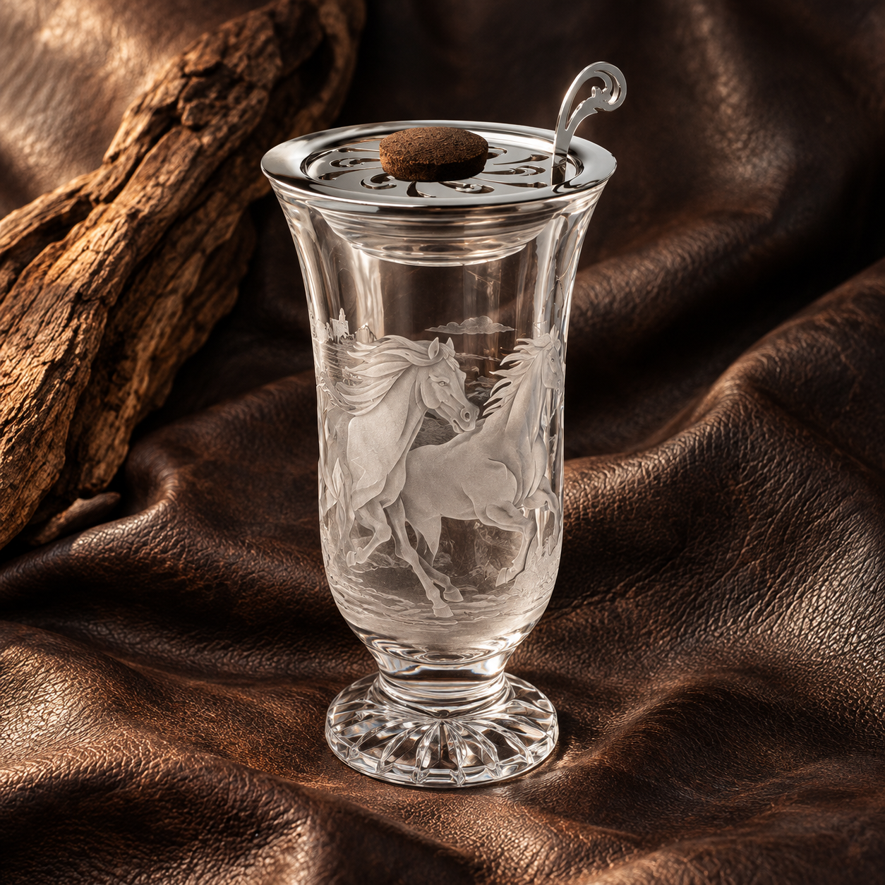 Arabian Horse Engraved Crystal Incense Burner, Lifestyle
