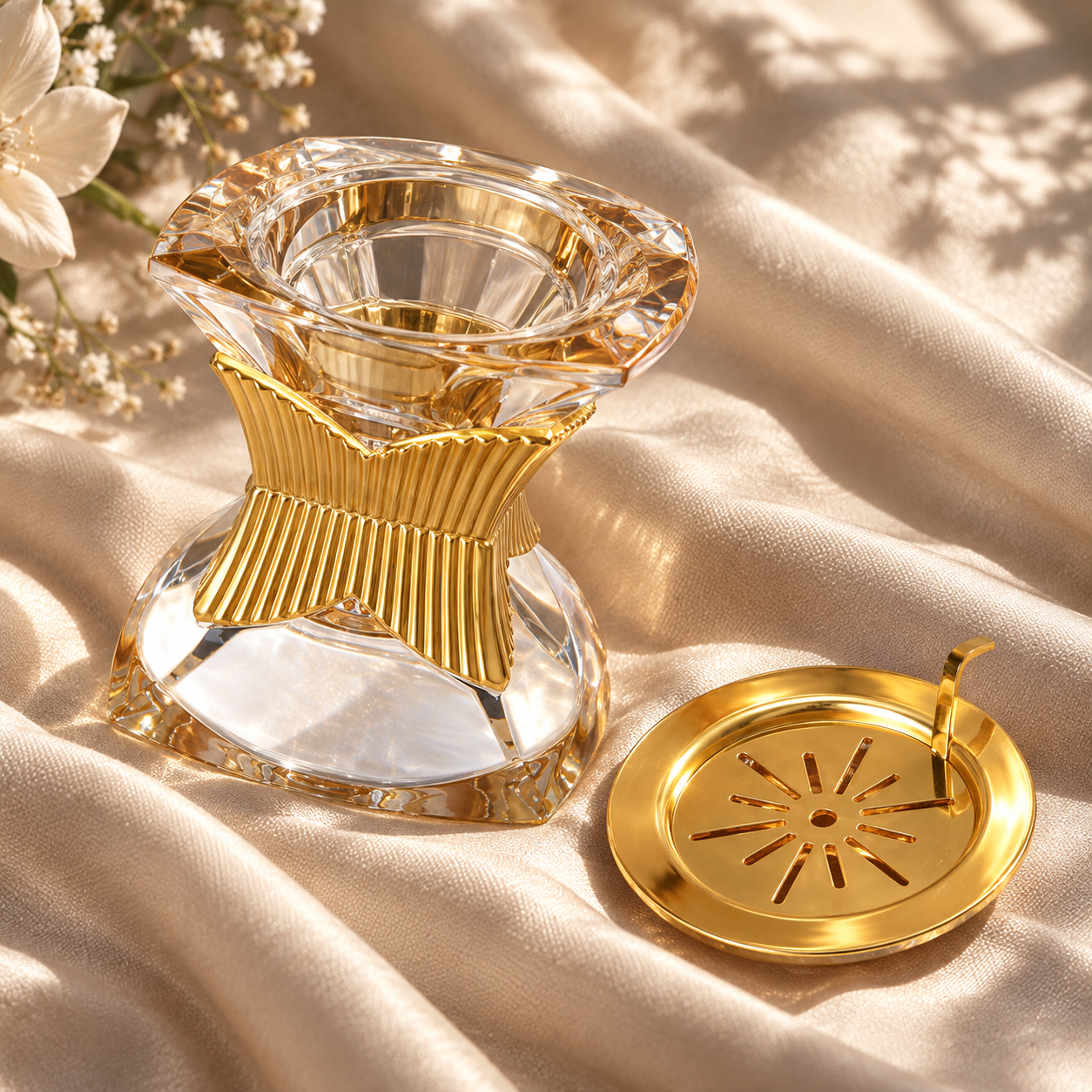 Imperial Aurum Crystal Incense Burner, Lifestyle