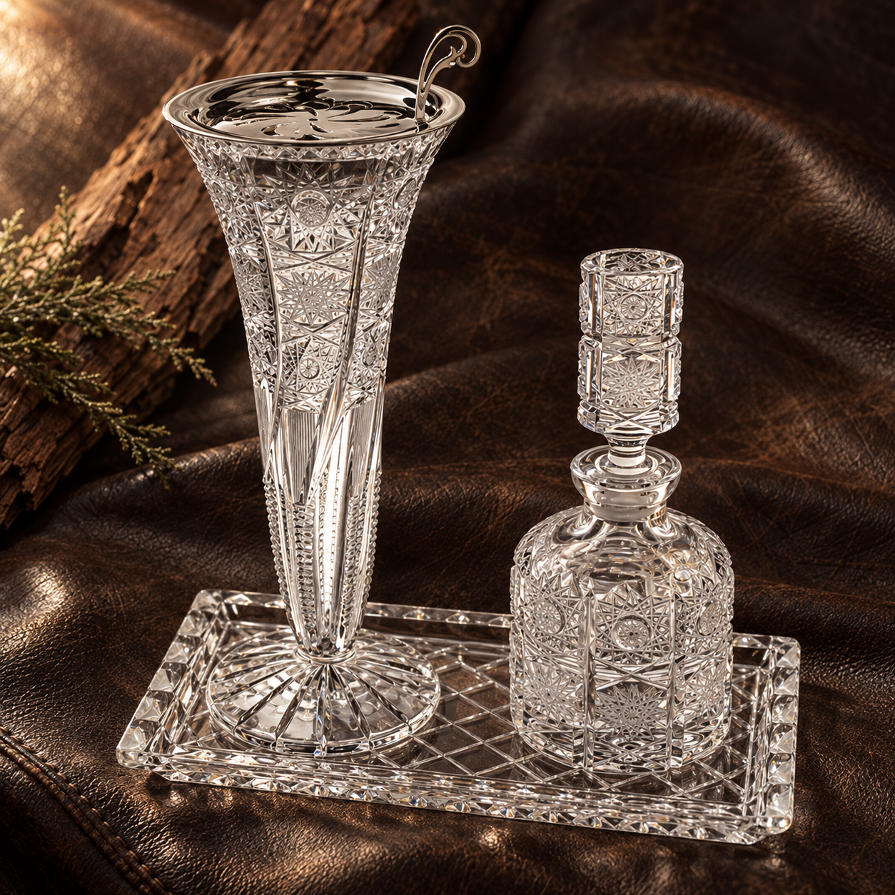 Aroma Trio Crystal Vanity Set, Crystal, Lifestyle