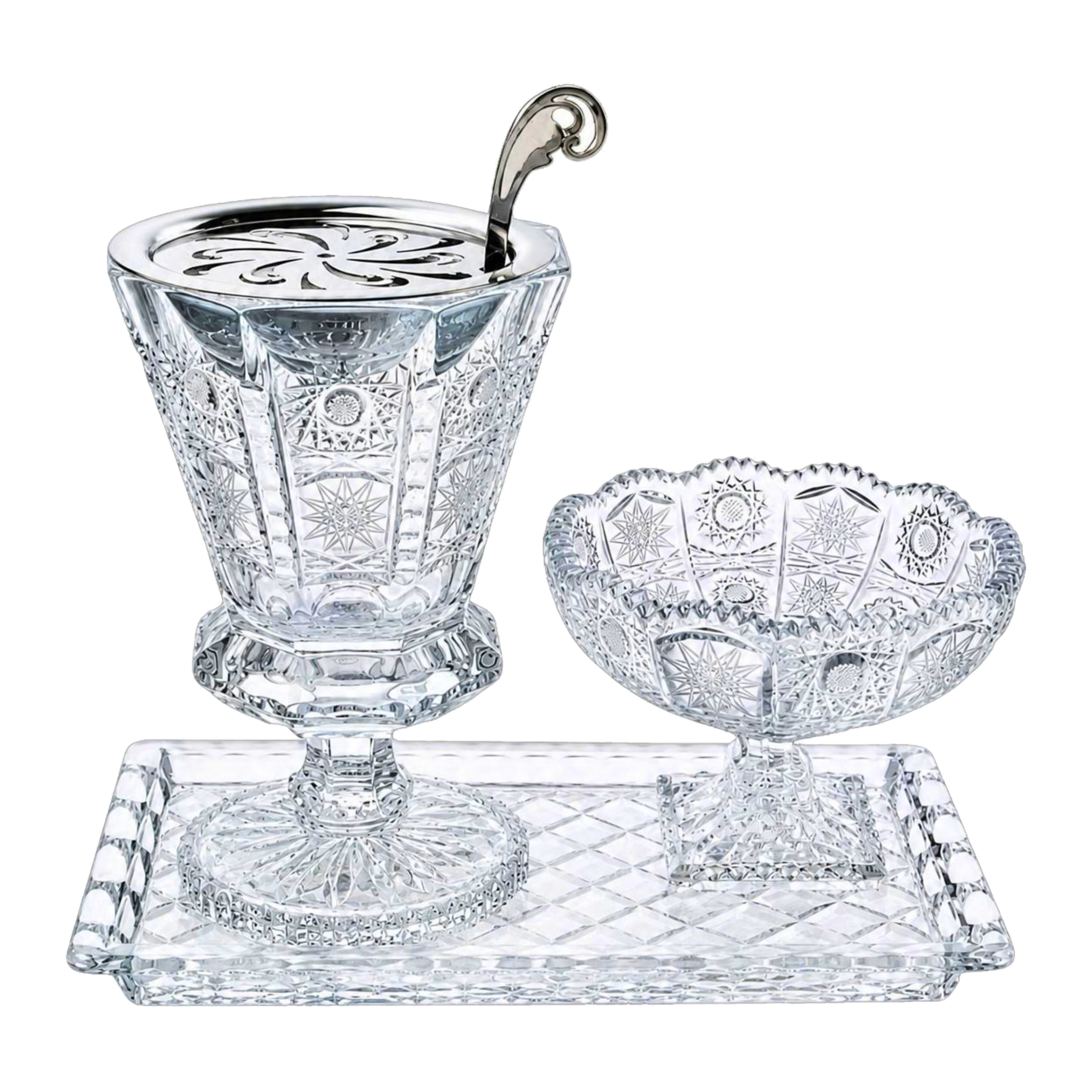 Aroma Trio Crystal Vanity Set, Crystal