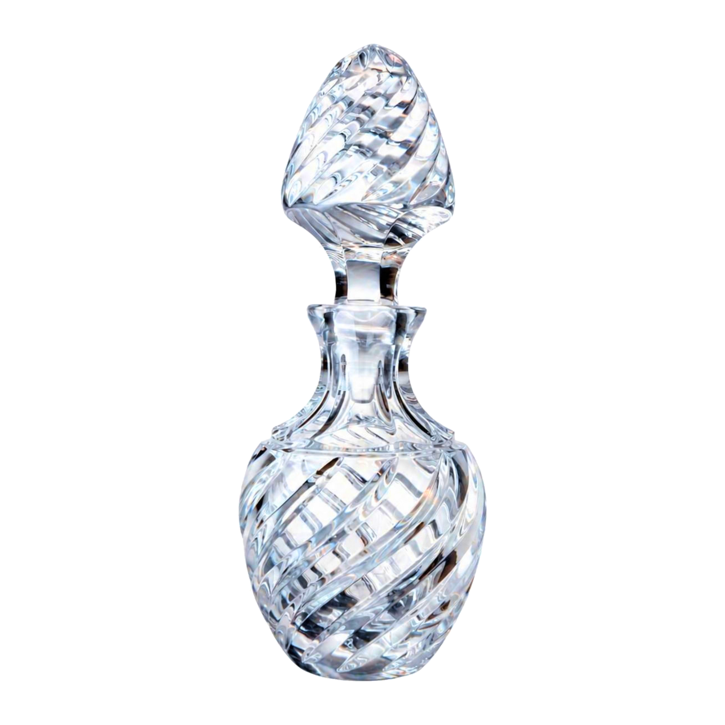 Atelier Swirl Perfume Flacon, Petite - Clear