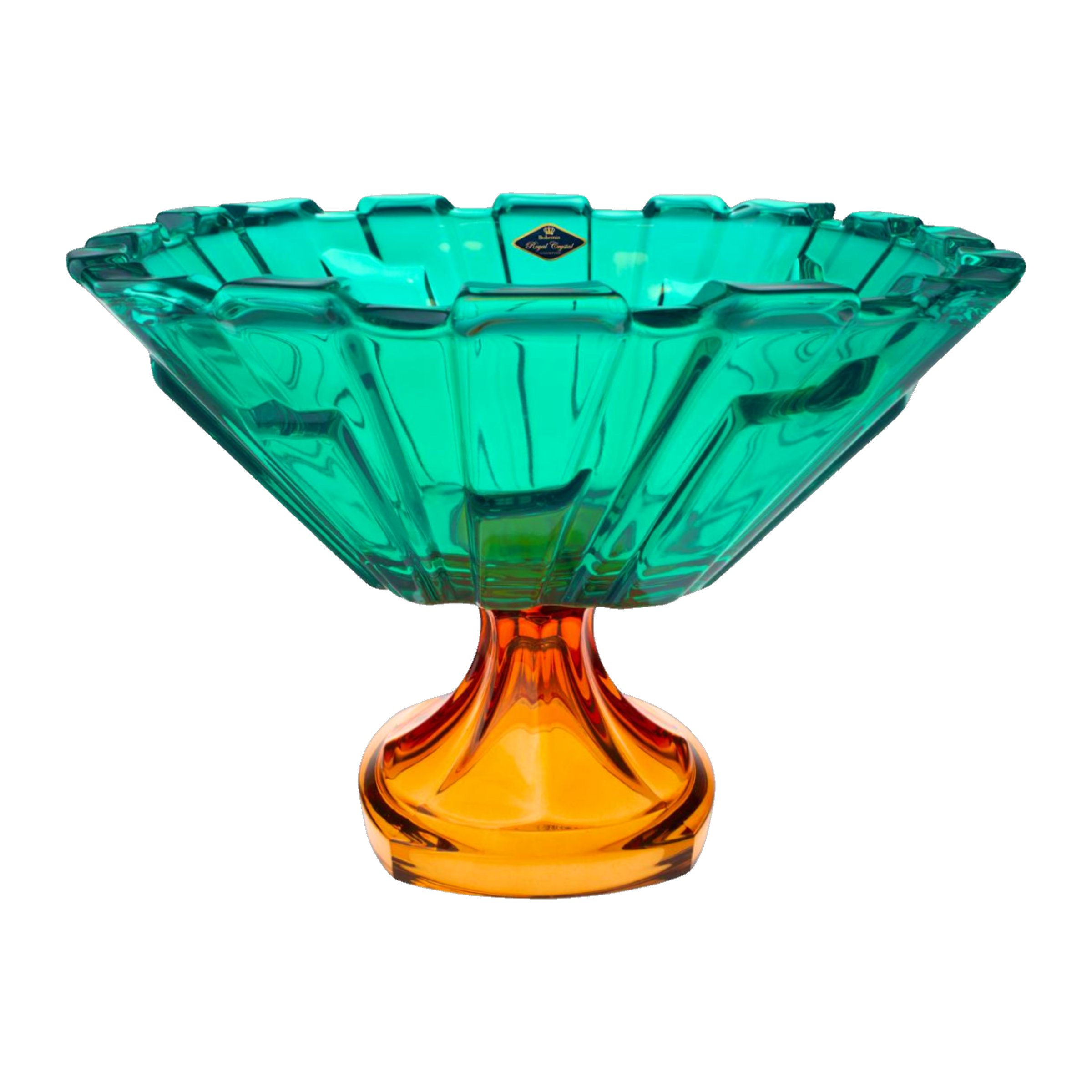 Bolero Crystal Bowl in Emerald