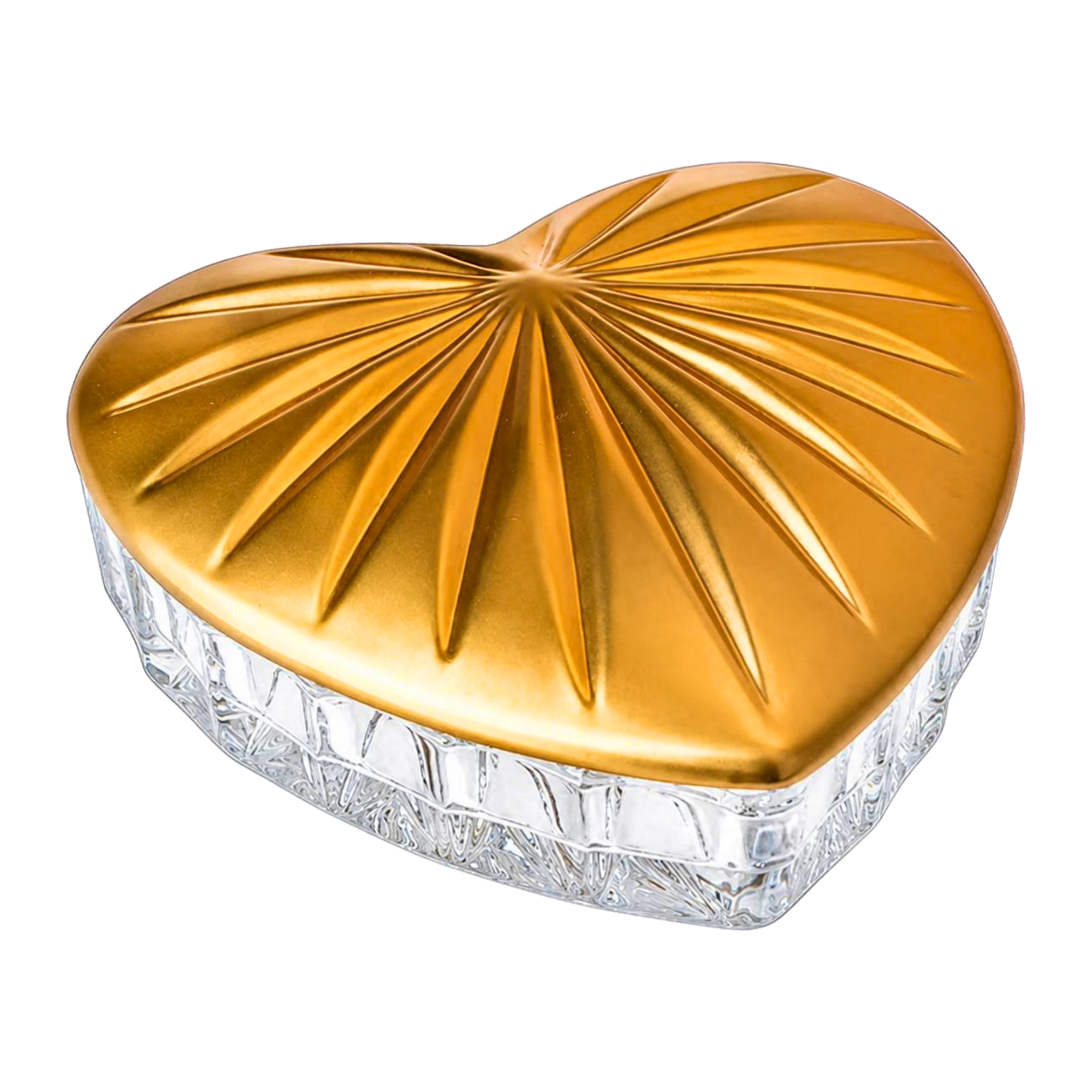 Coeur Heart Crystal Box - Gold