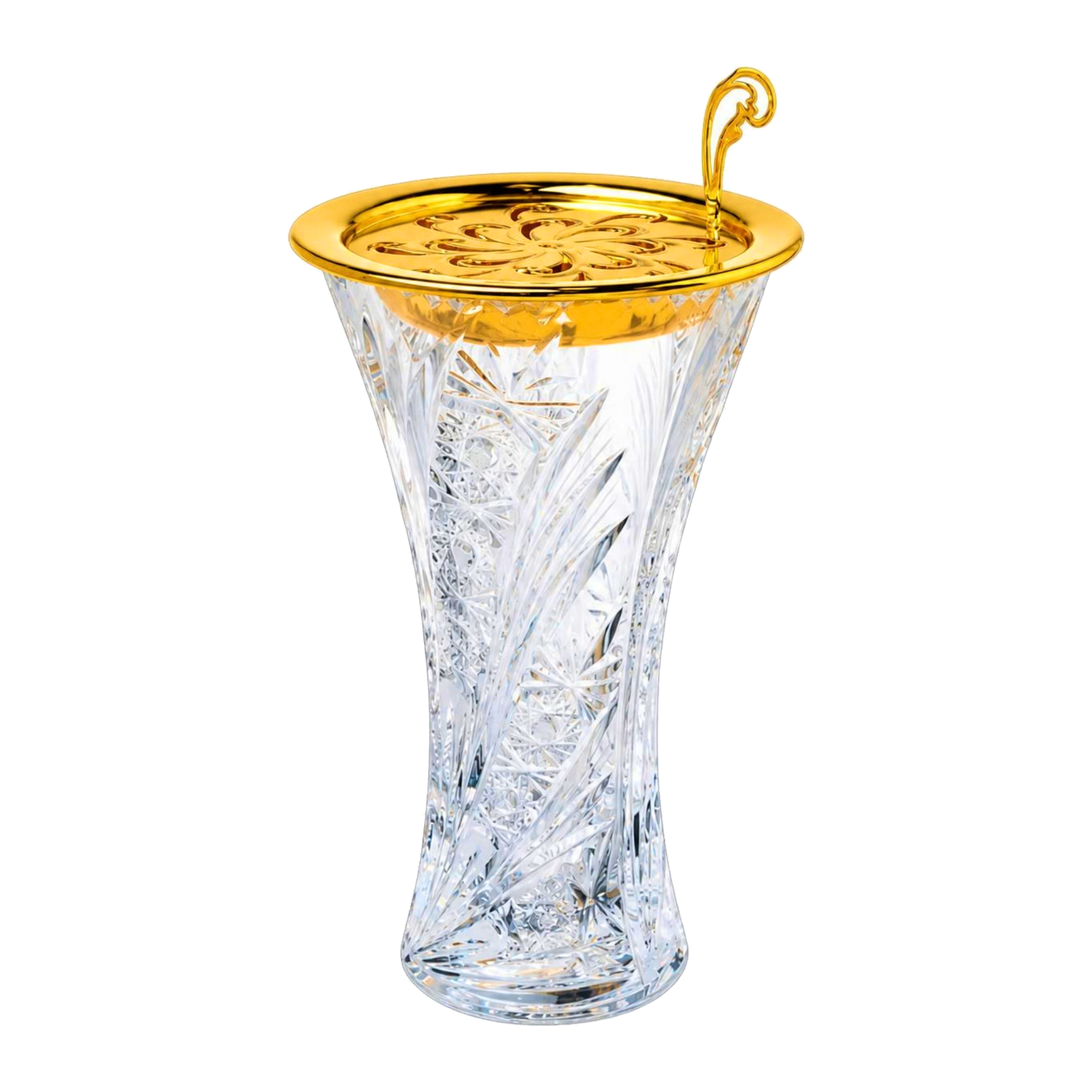 Cristal Lumière Vase Incense Burner