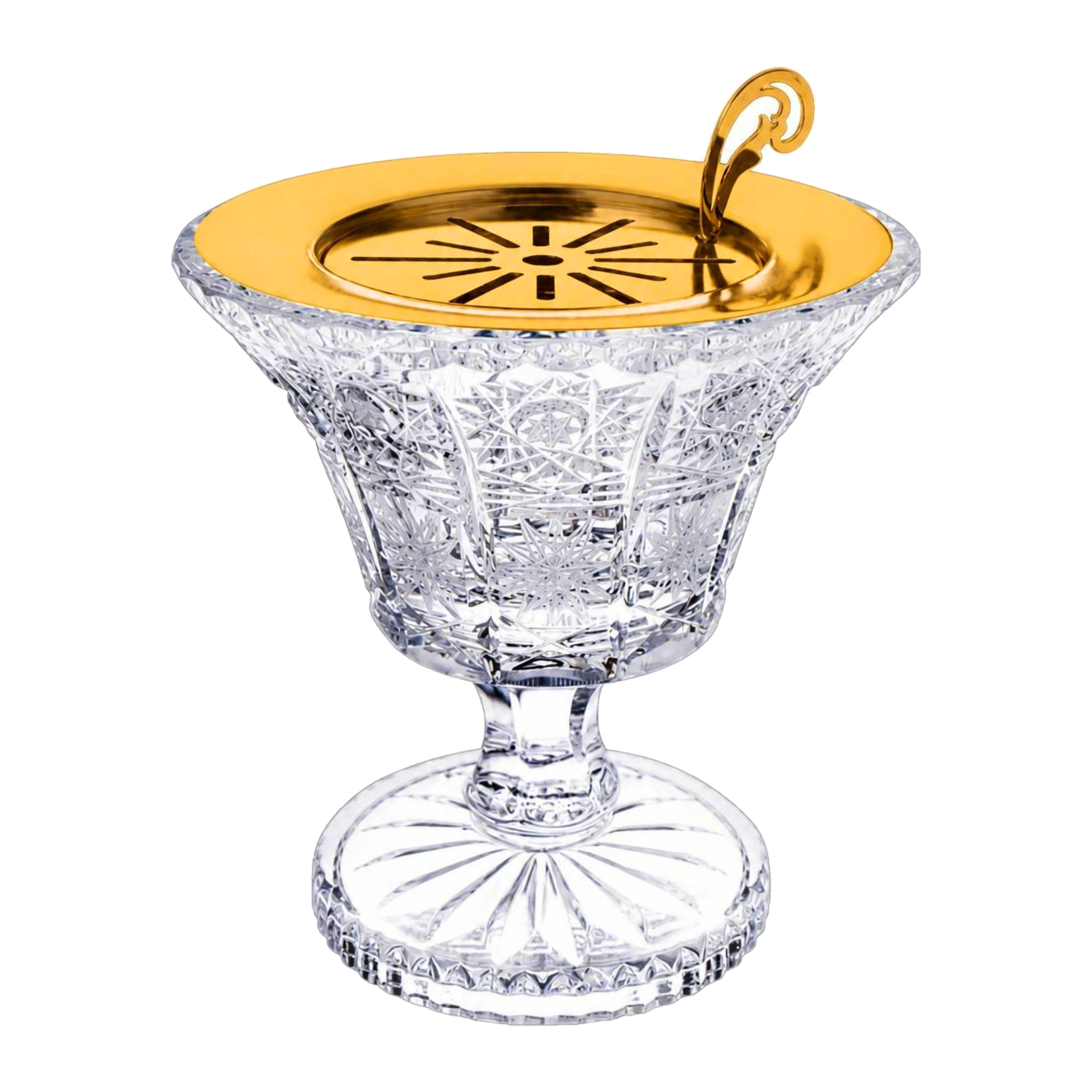 Diamant Coupe Crystal Incense Burner