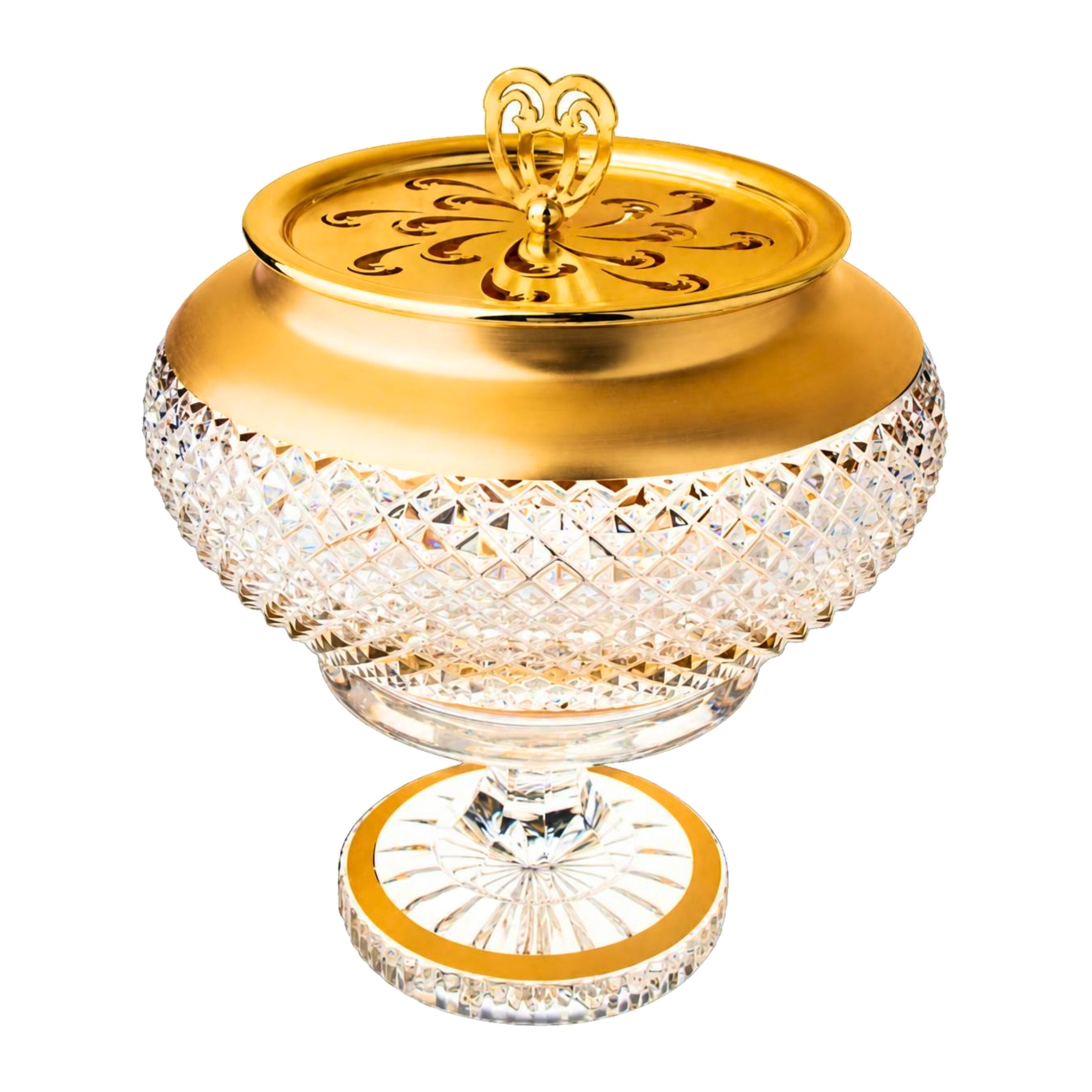 Diamantine Crystal Incense Bowl