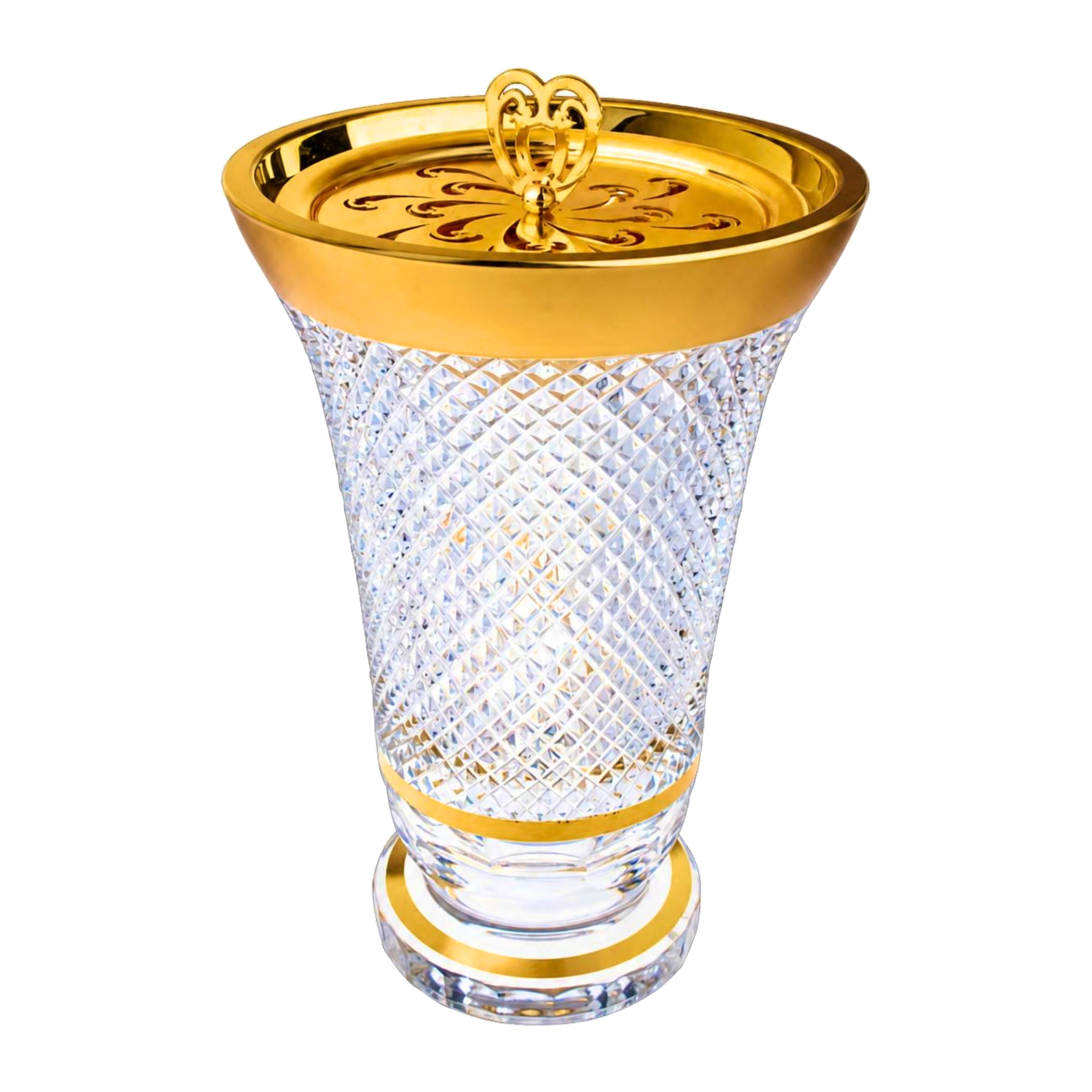Diamantine Crystal Incense Vase