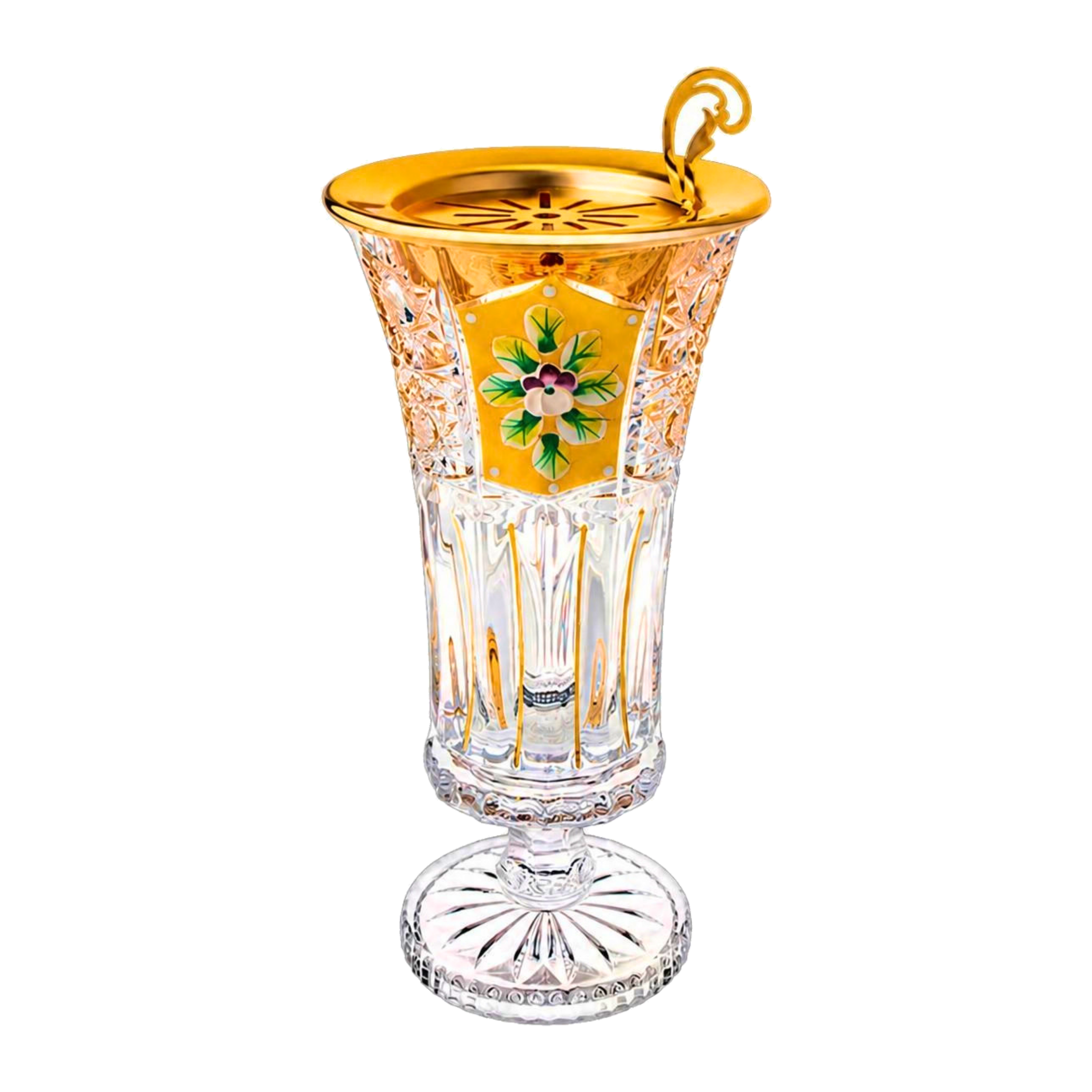 Fleurette Crystal Incense Vase