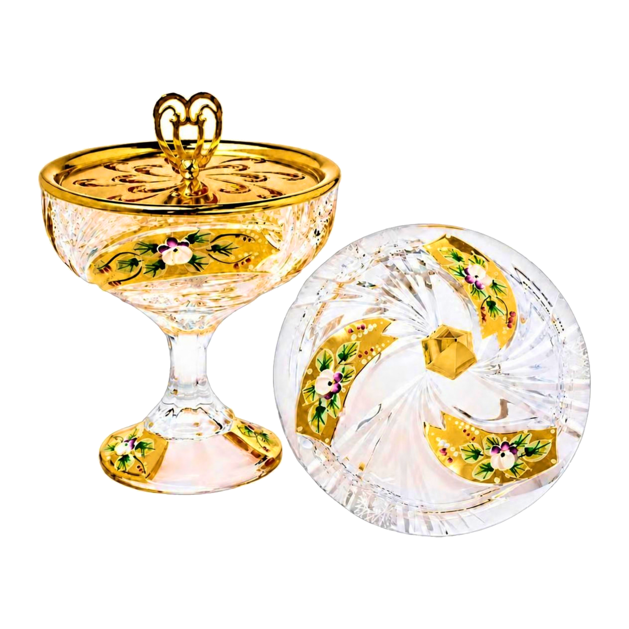 Florale Coeur Incense Burner Set