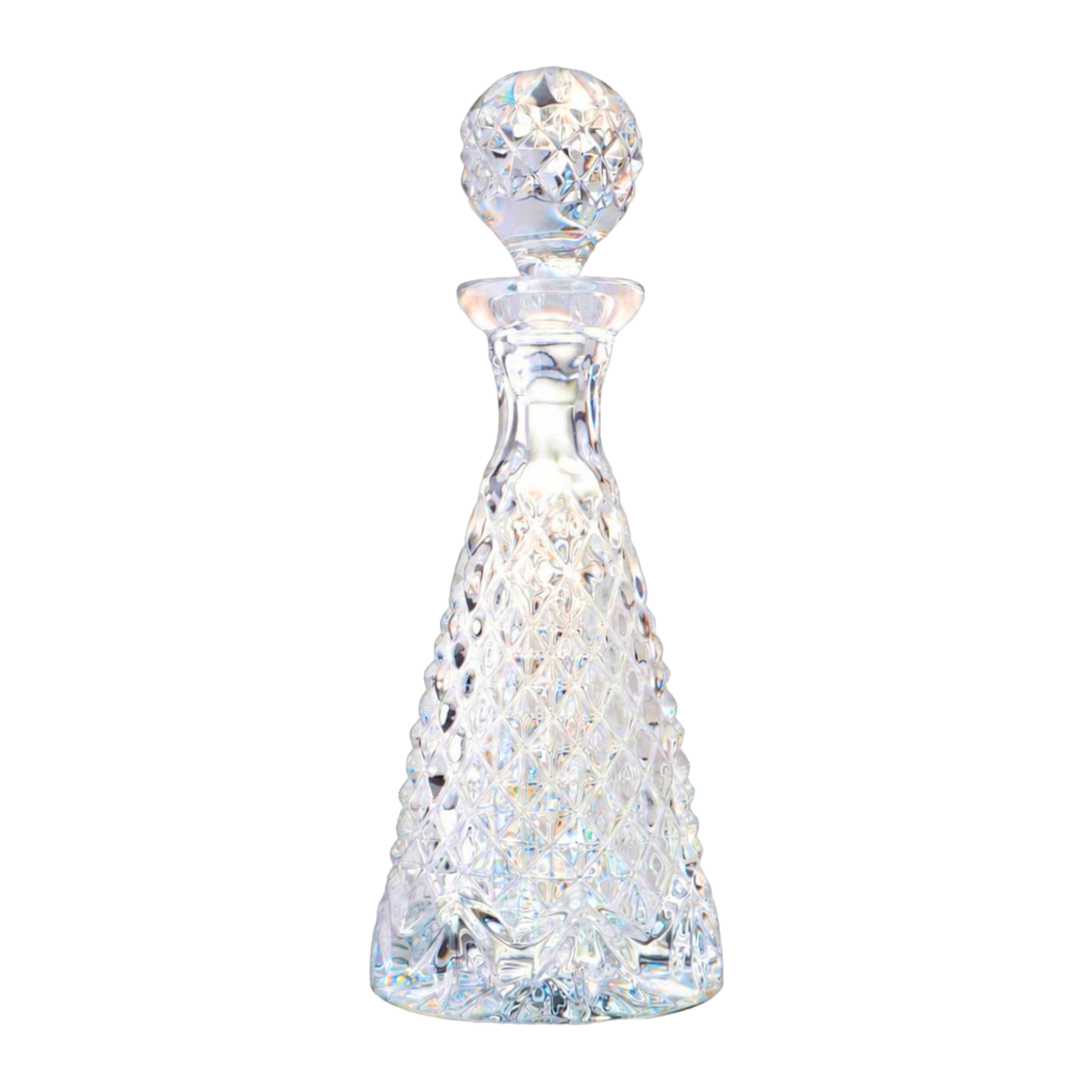 Flute Diamond Perfume Bottle - Clear