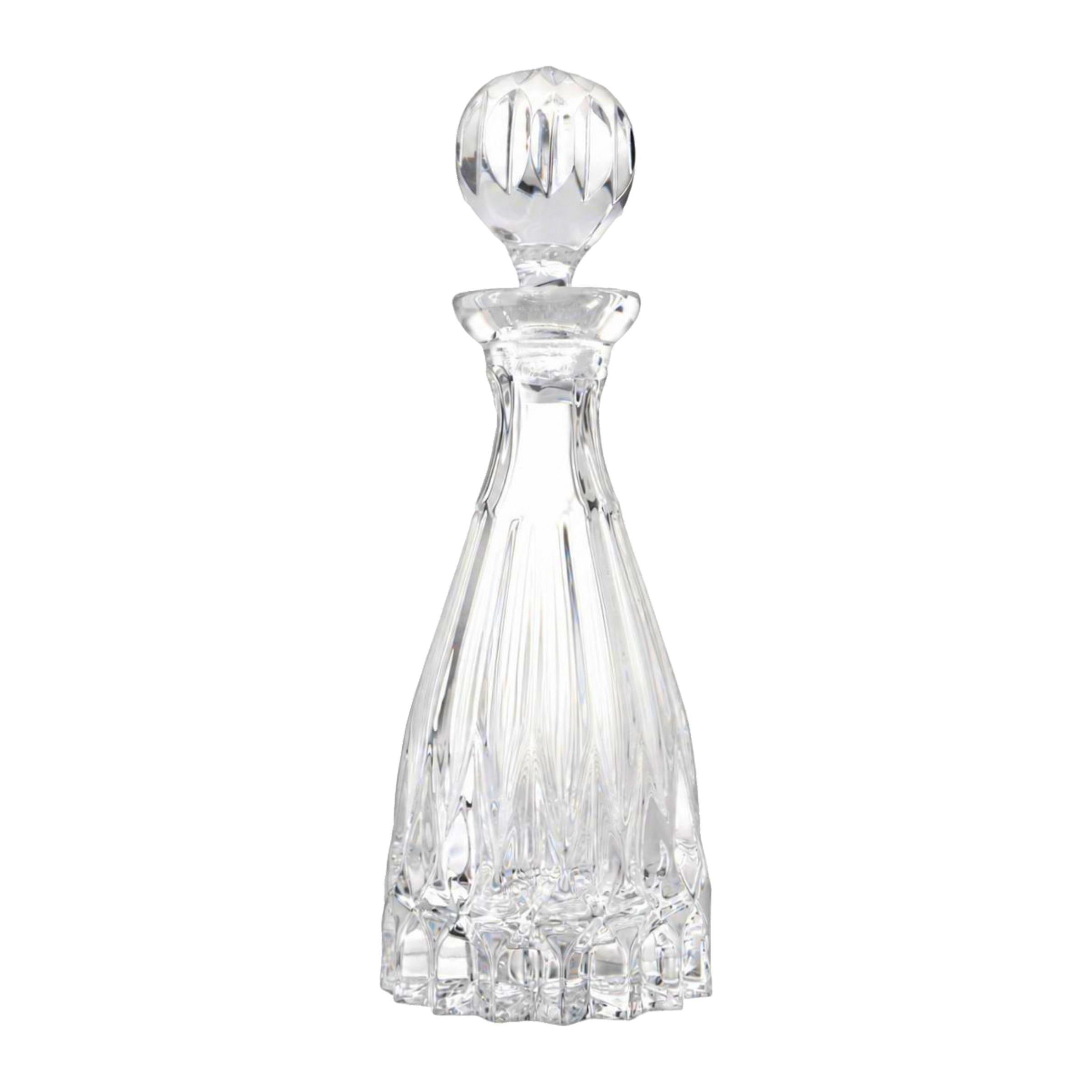 Flute Ribbed Perfume Bottle - Clear