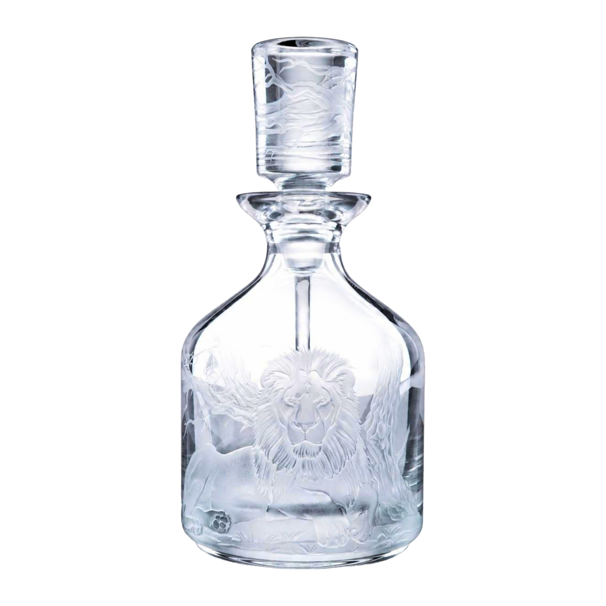 Grand Lion Perfume Decanter - Clear