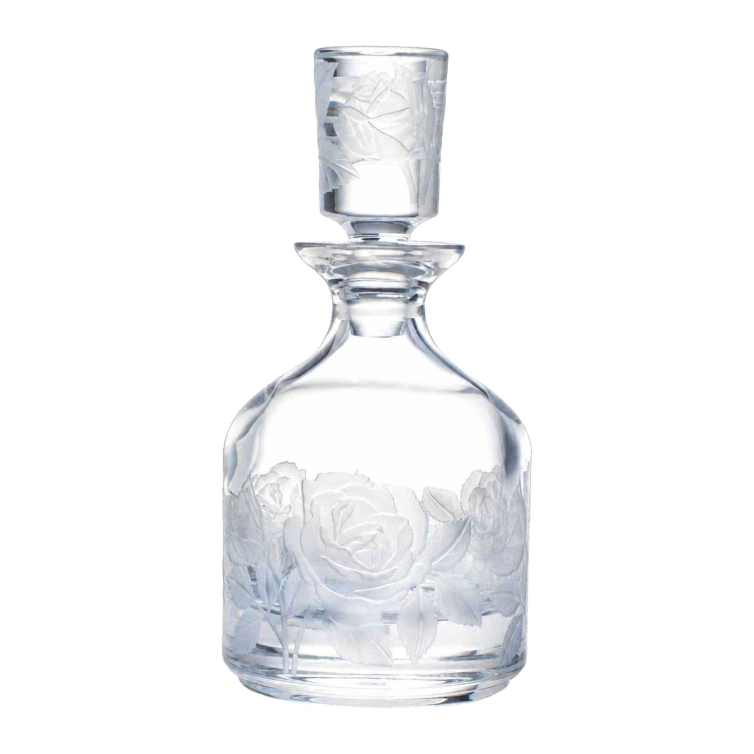 Grand Roses Perfume Decanter - Clear
