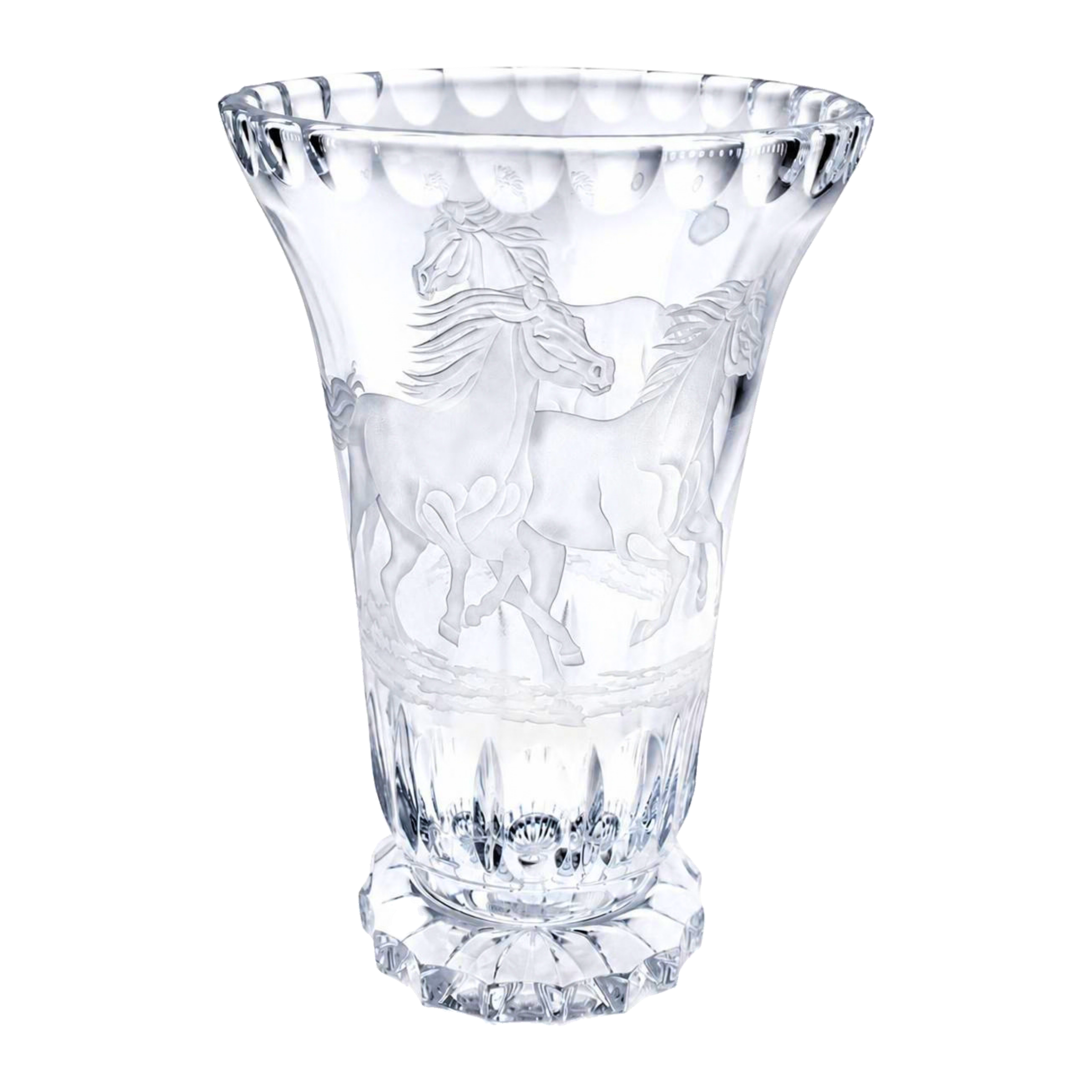 Horse Vase Luneta - Clear