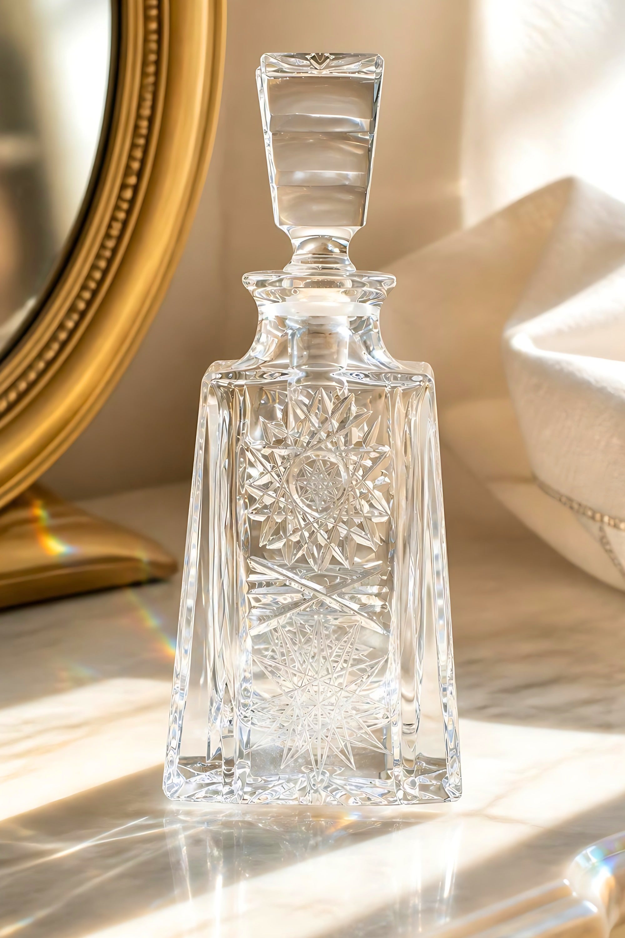 Kathrene Lace Perfume Flacon - Clear, Close Up