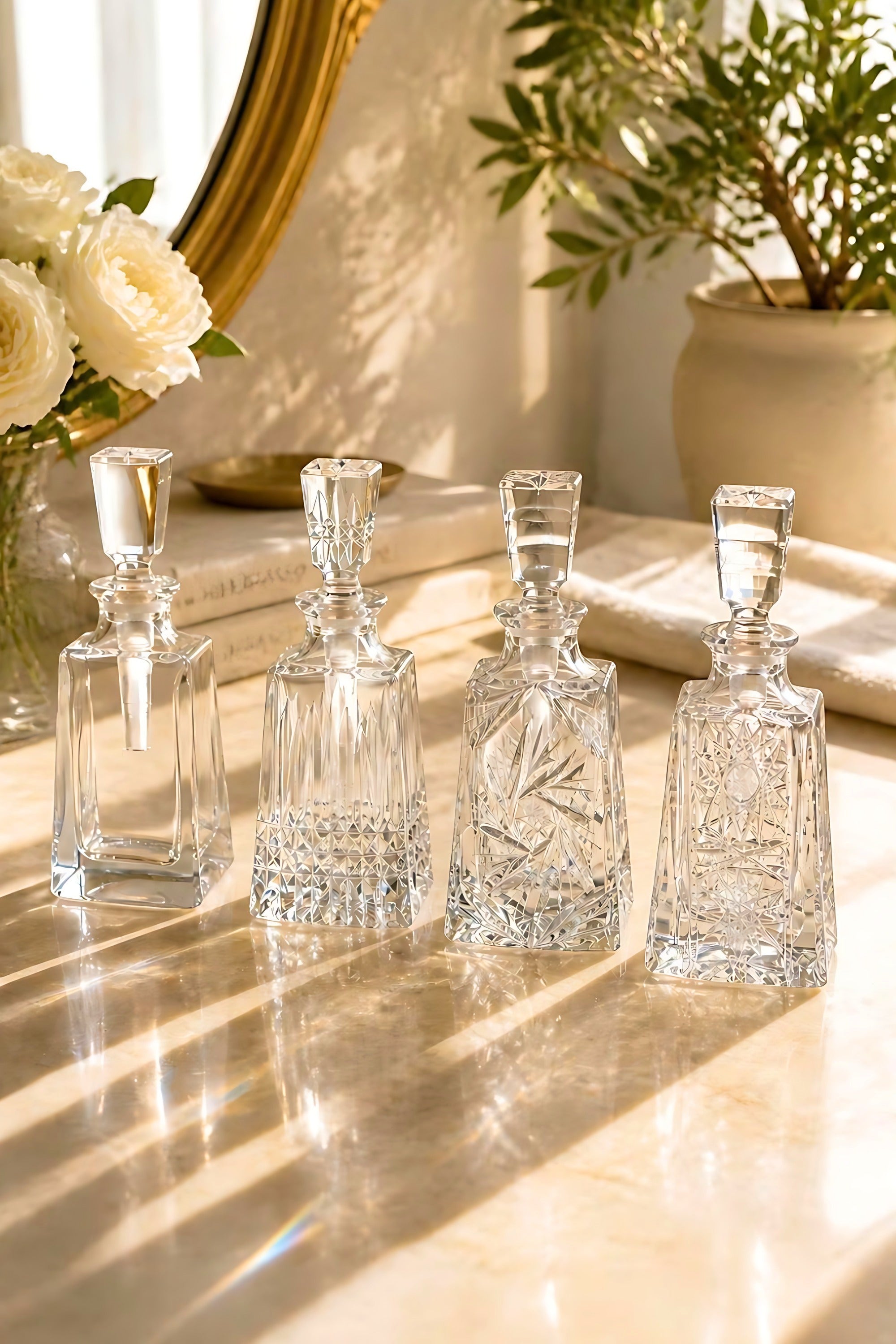 Kathrene Pinwheel Perfume Flacon - Clear, Family