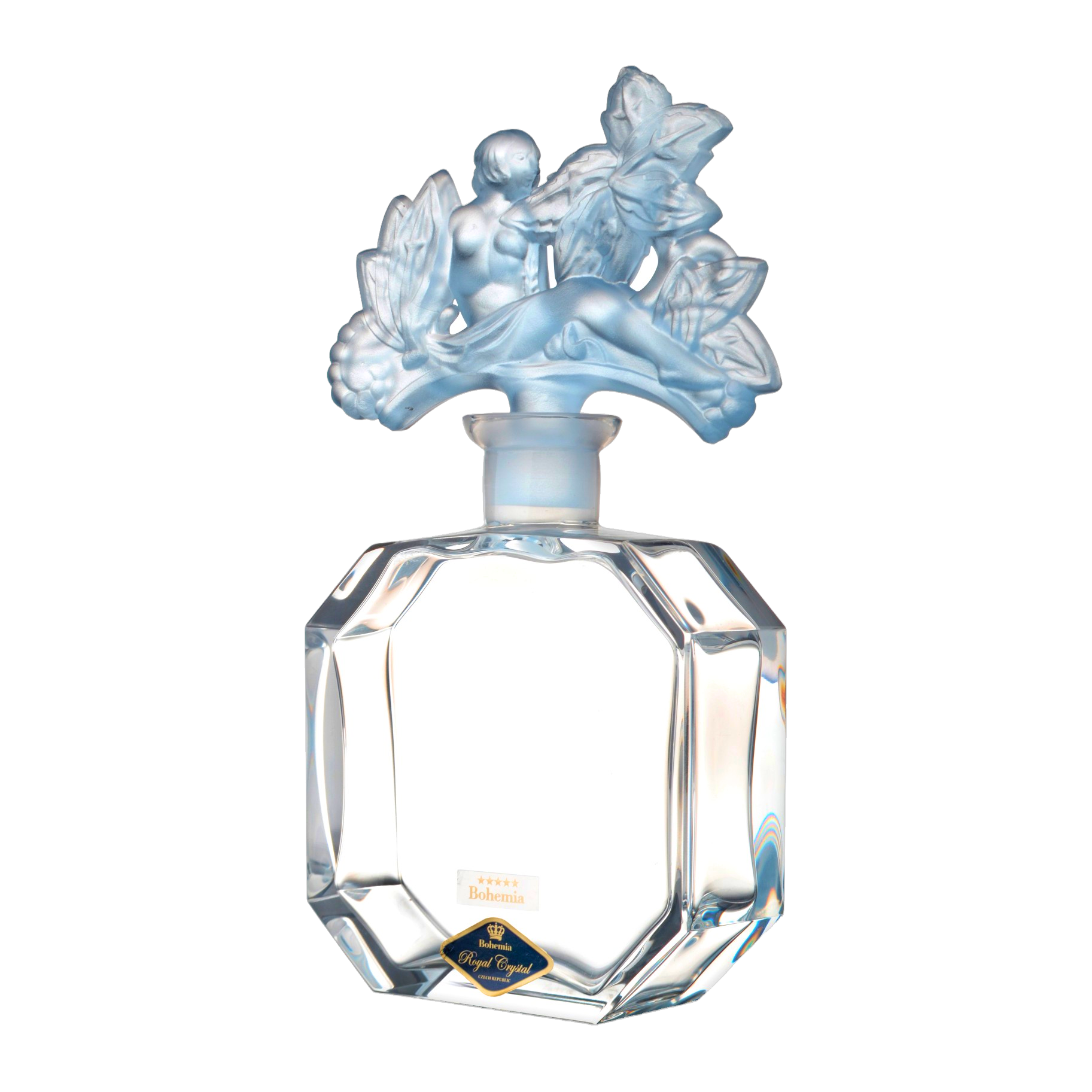 Nymphe Figural Perfume Flacon - Blue