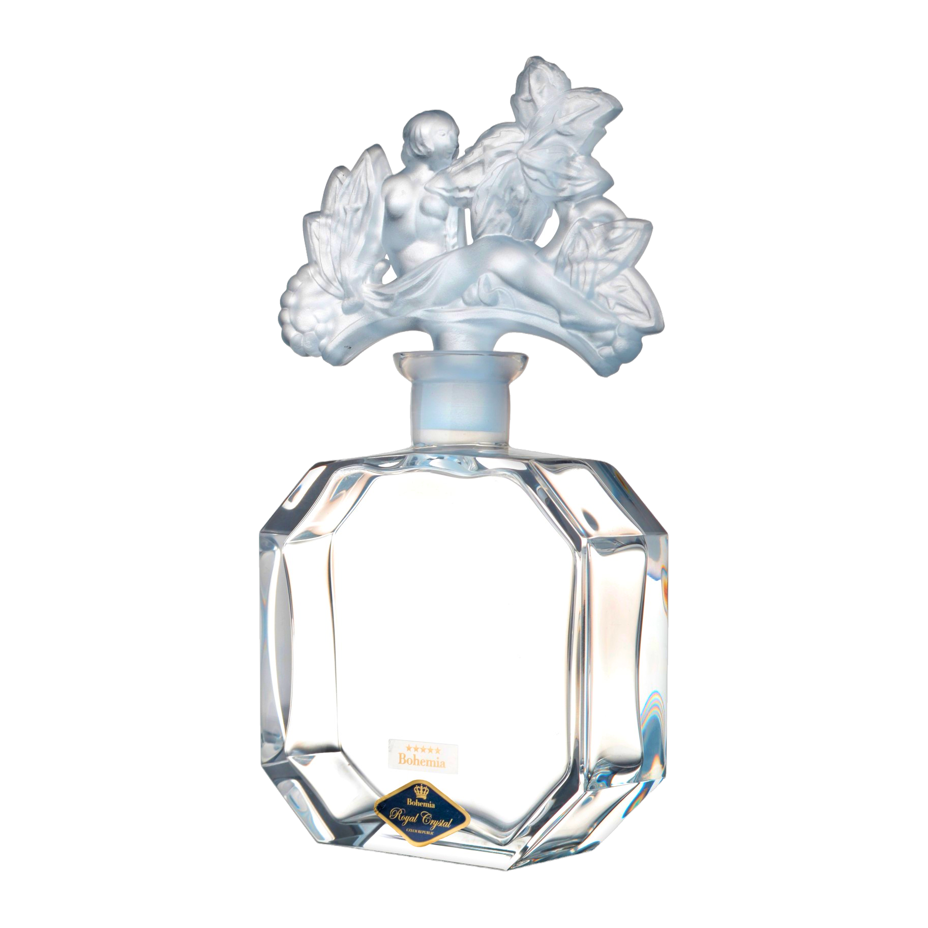 Nymphe Figural Perfume Flacon - Clear