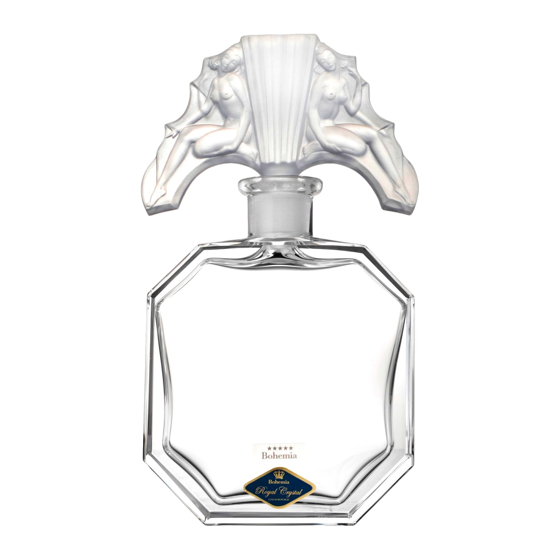 Nymphe Grand Figural Perfume Flacon - Frosted Clear