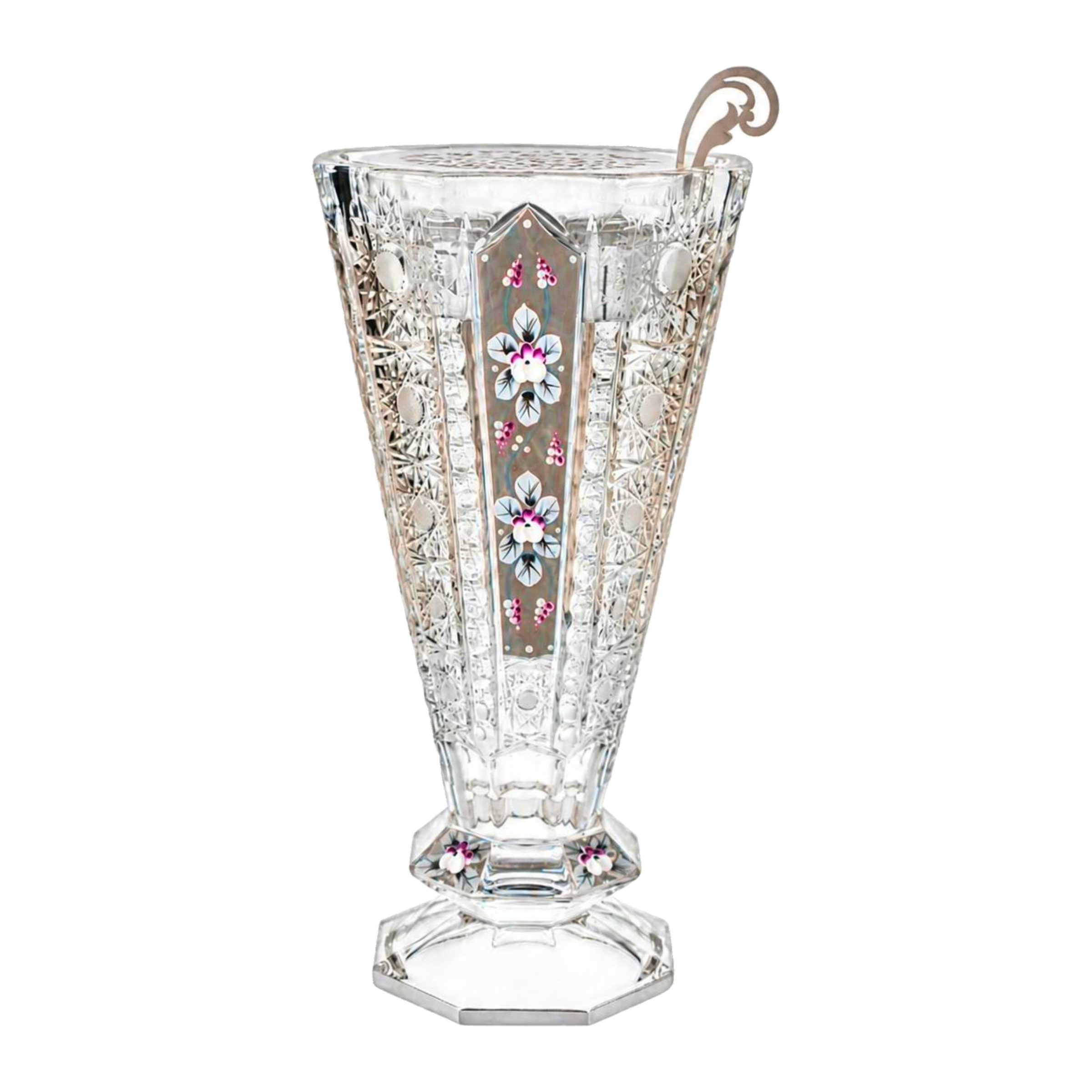 Octave Argent Crystal Incense Burner