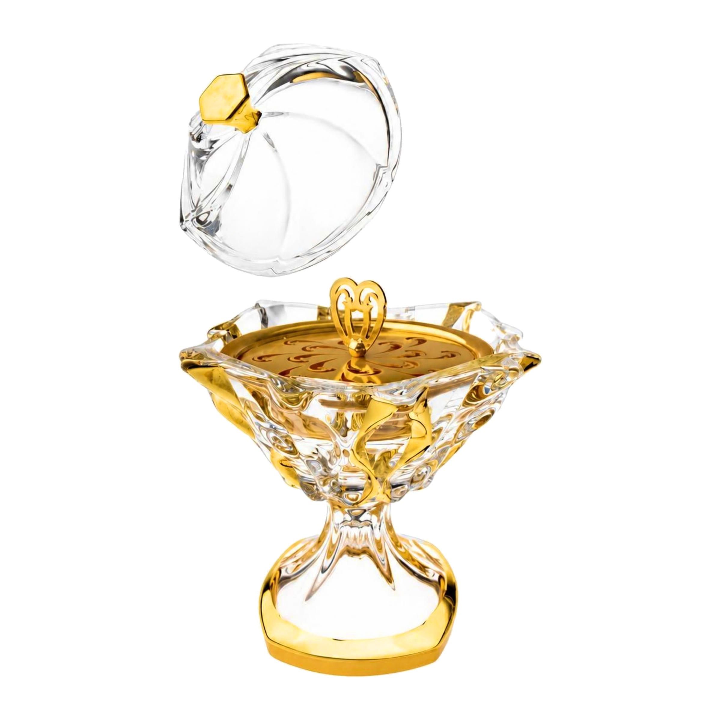 Papillon Crystal Incense Burner Set