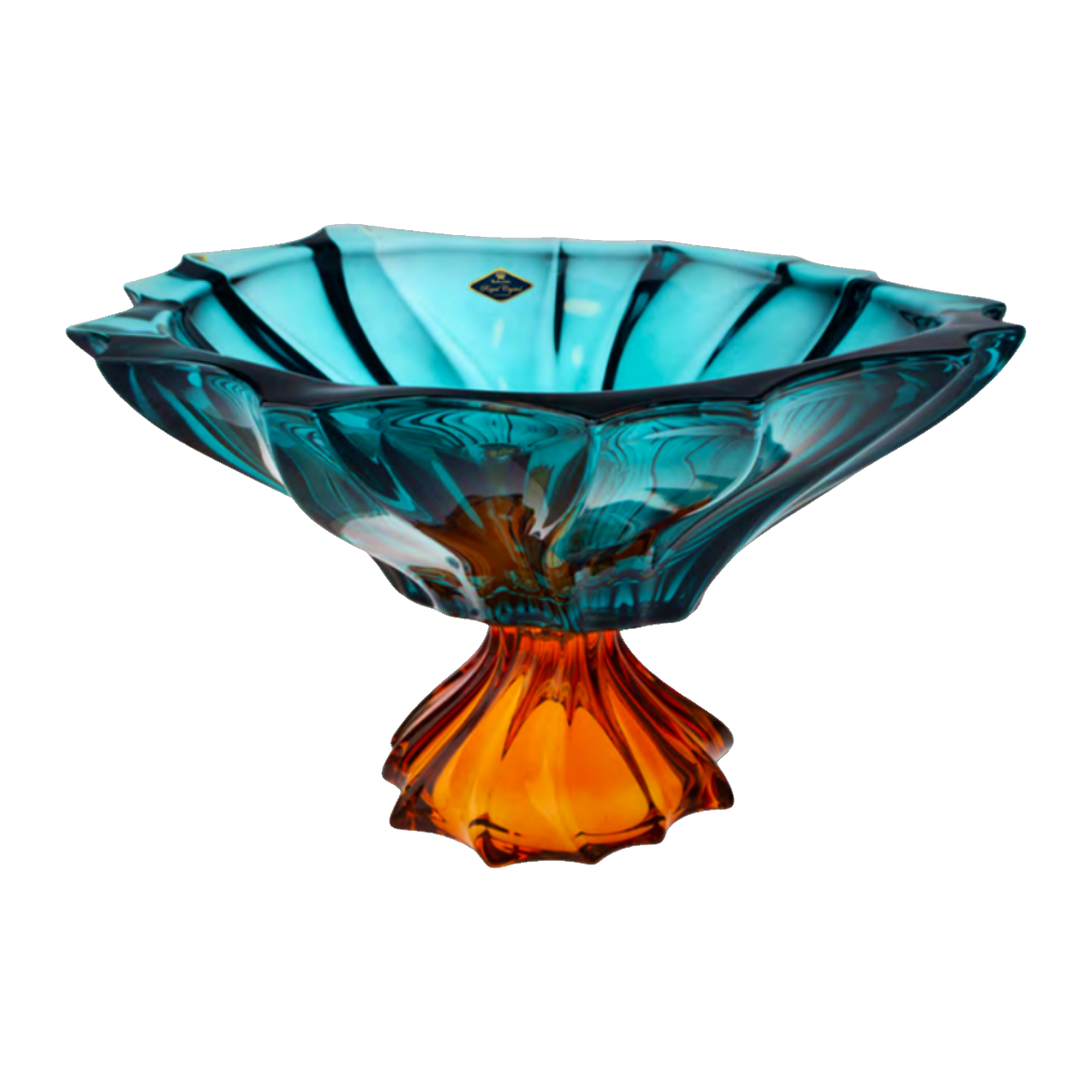 Plantica Lobed Bowl in Azur