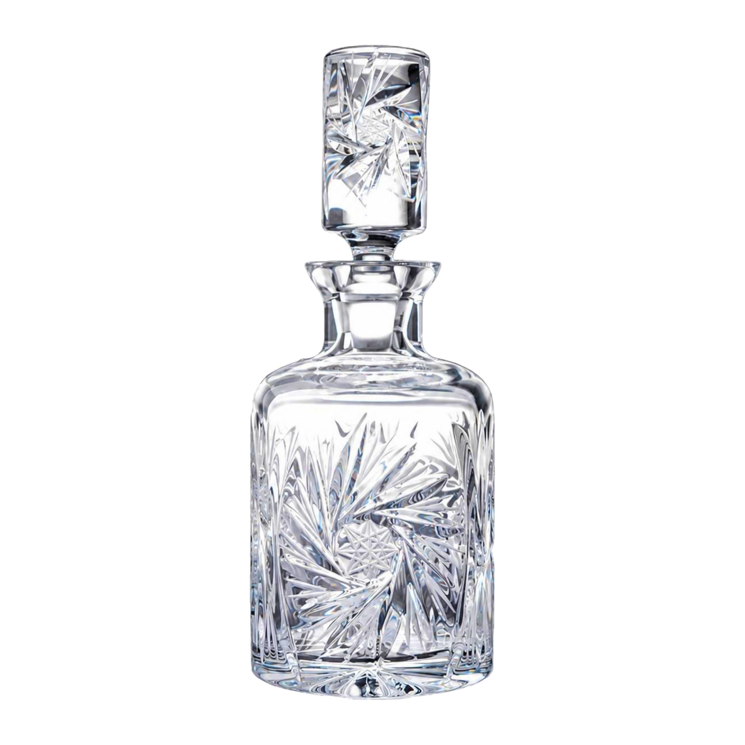 Royale Pinwheel Perfume Decanter, Medium - Clear