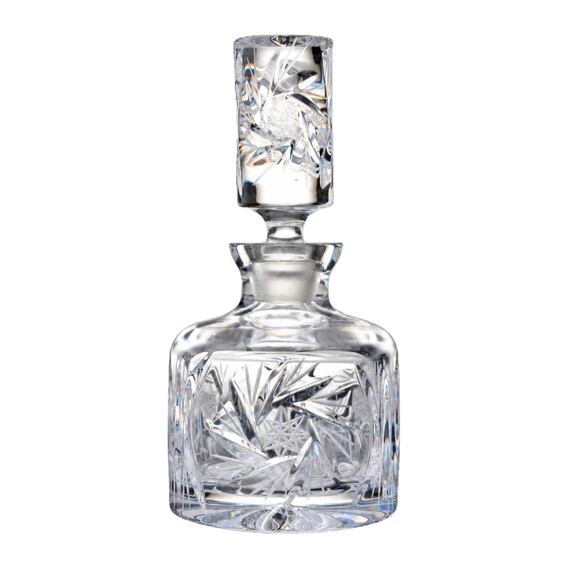 Royale Pinwheel Perfume Decanter, Small - Clear
