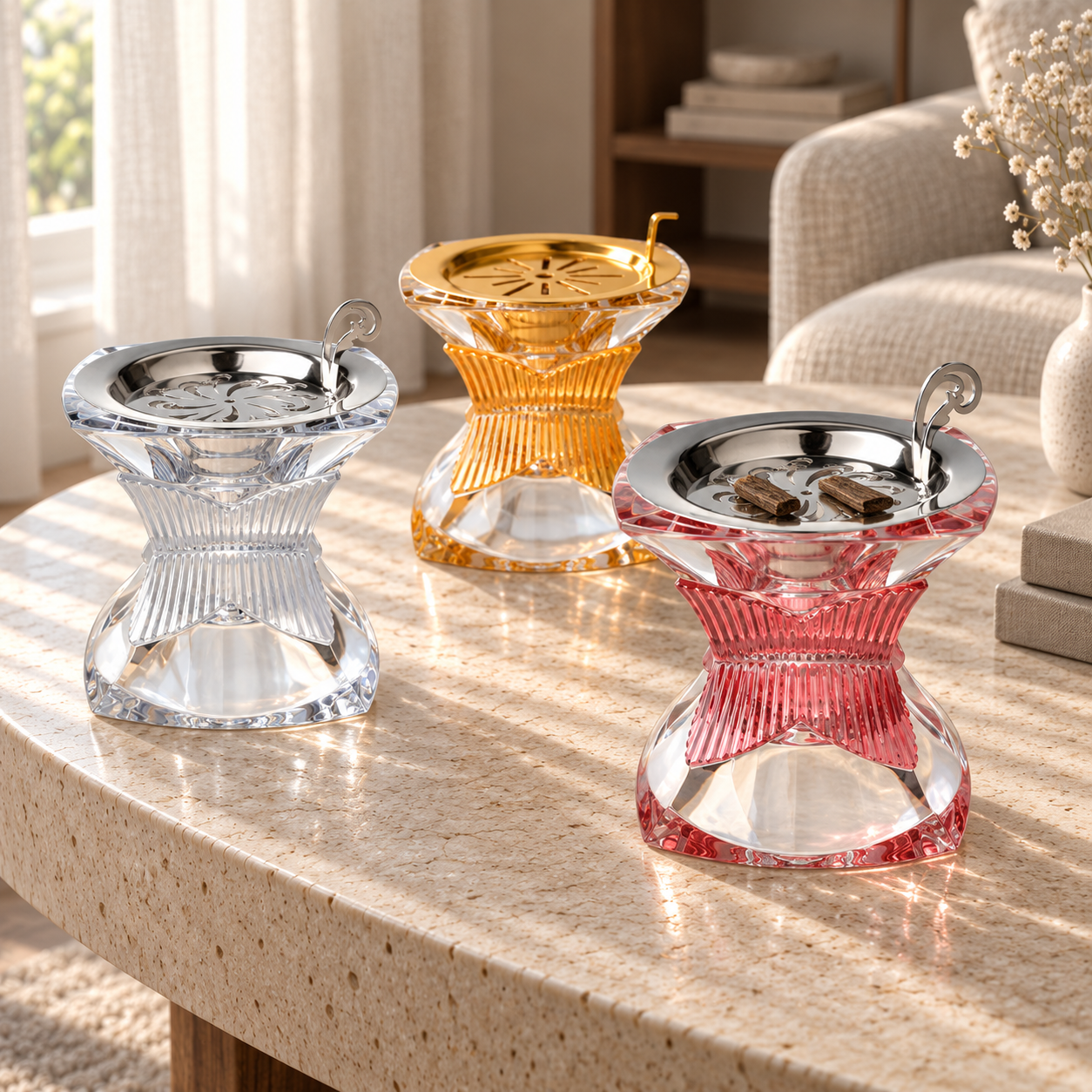 Approved crystal incense collection lifestyle photograph