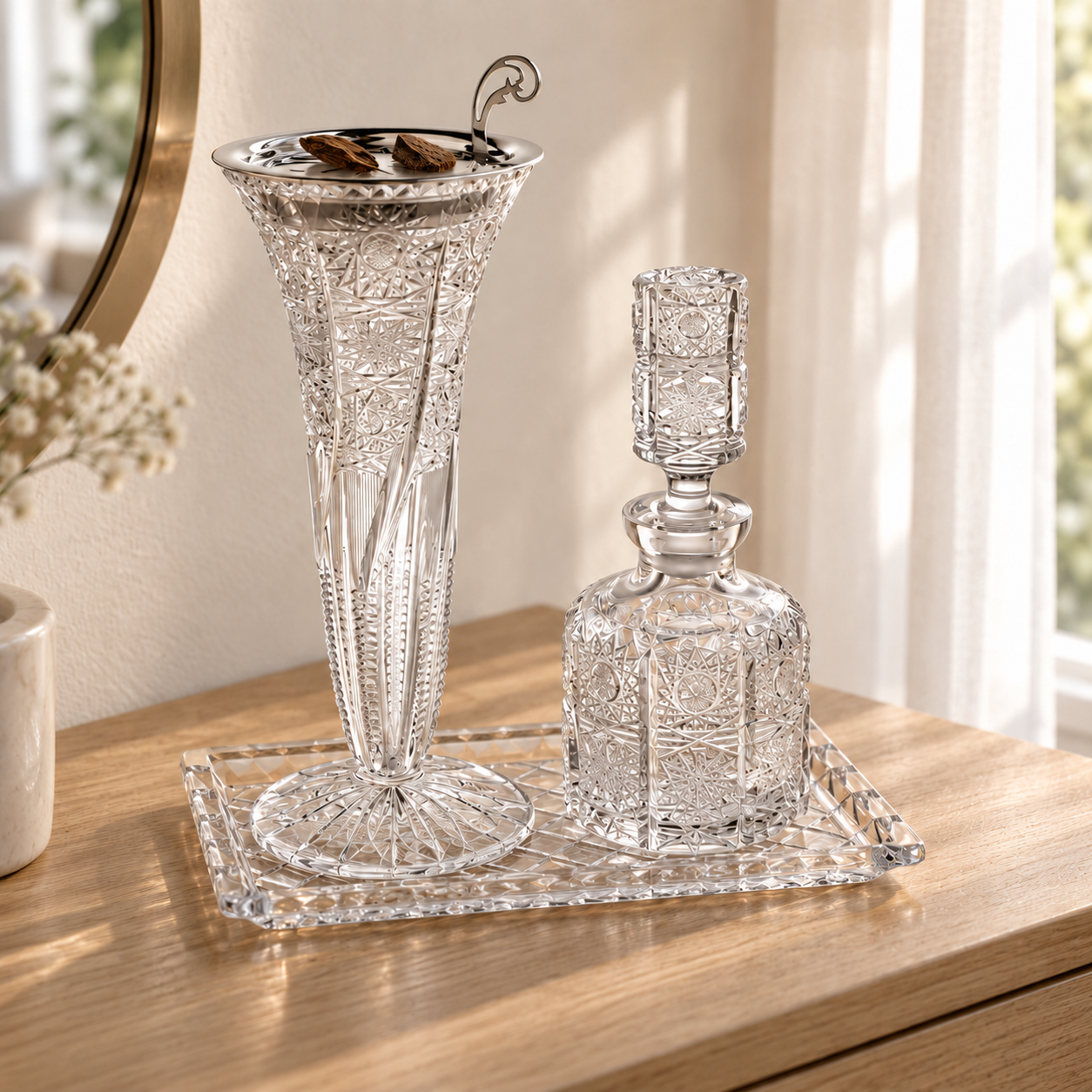 Approved crystal incense collection lifestyle photograph
