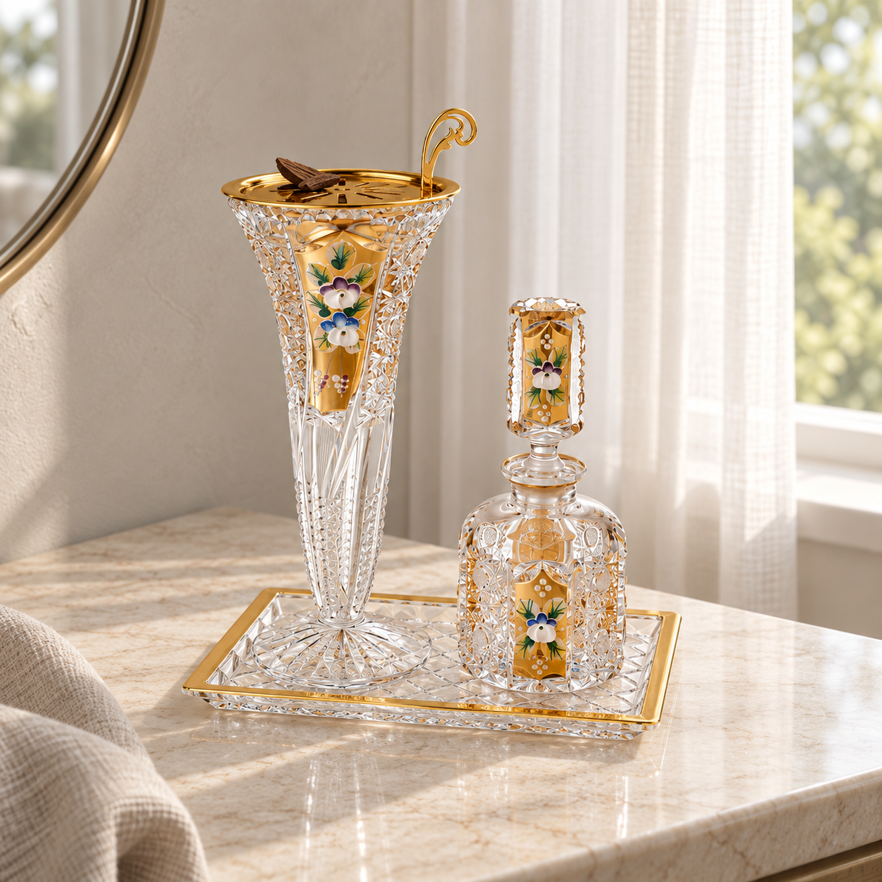 Approved crystal incense collection lifestyle photograph