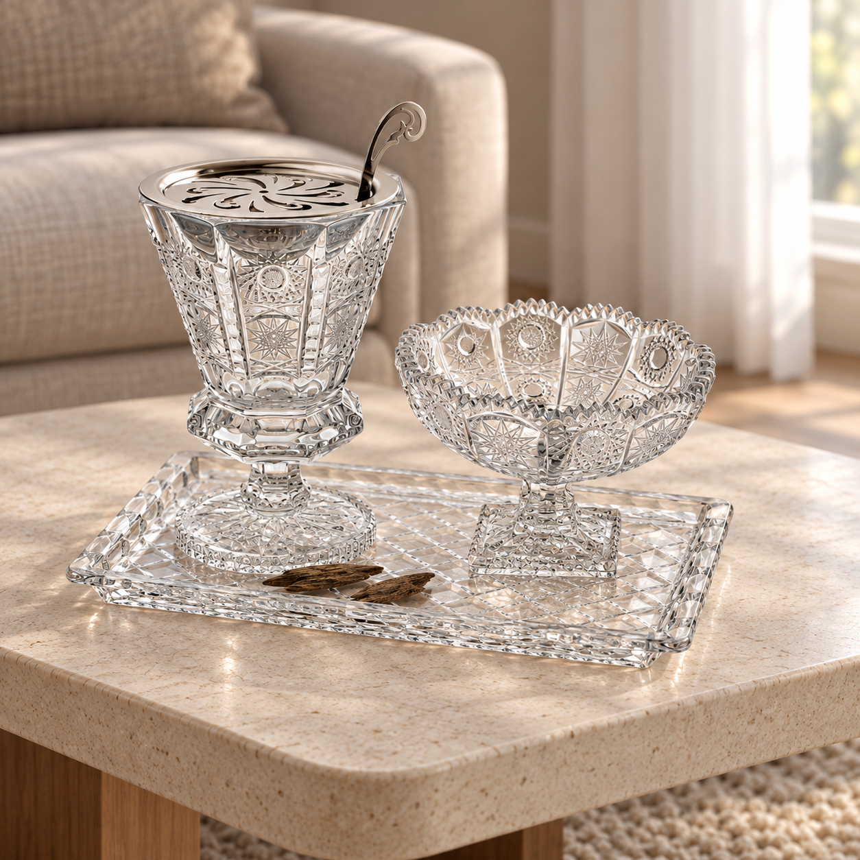 Approved crystal incense collection lifestyle photograph