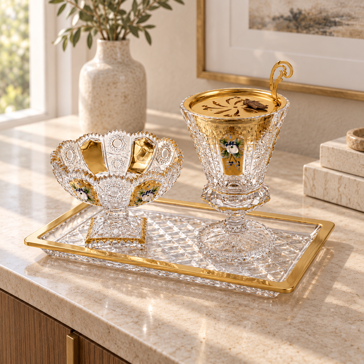 Approved crystal incense collection lifestyle photograph