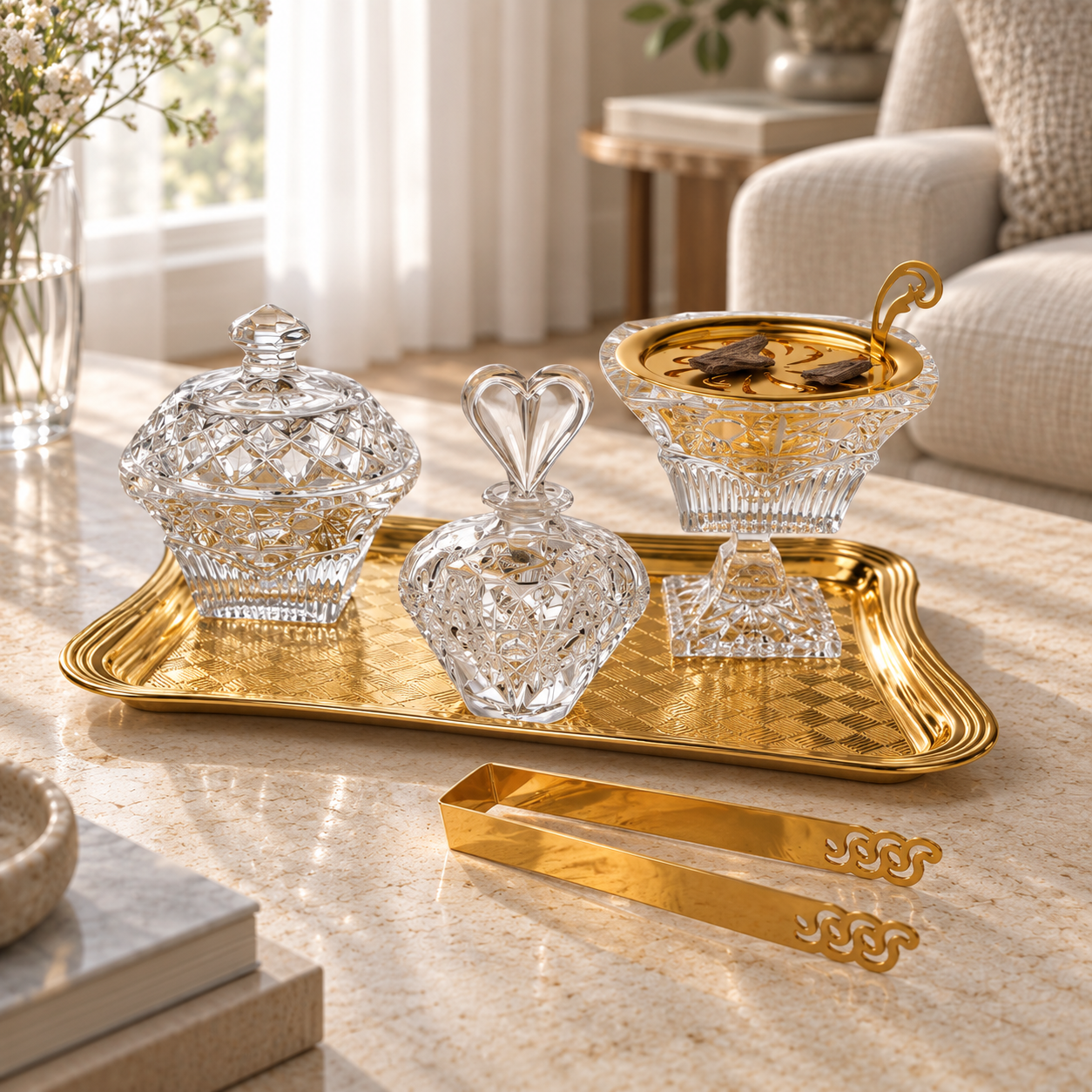 Approved crystal incense collection lifestyle photograph