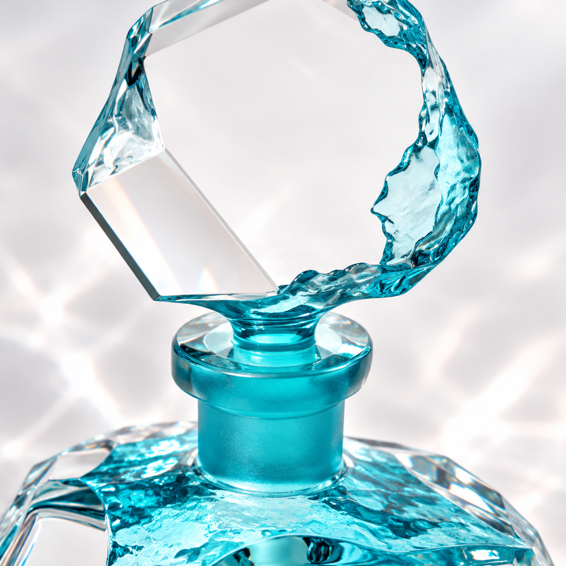 Reef Perfume Flacon - Aquamarine, Close-up