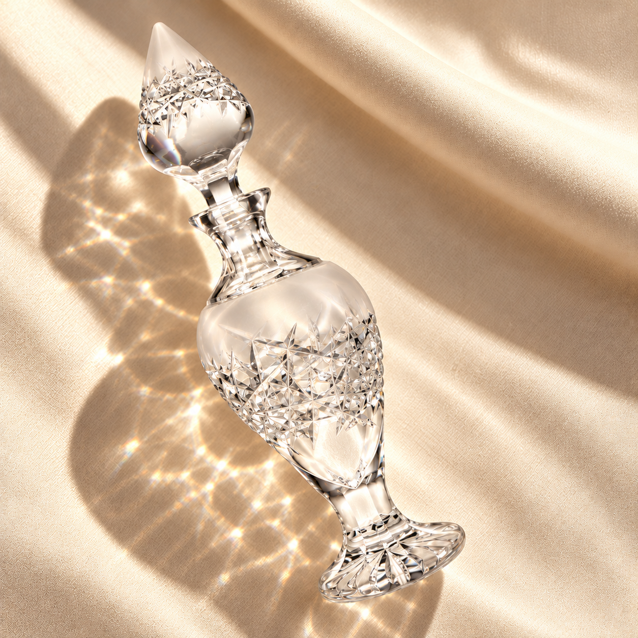 Atelier Spire Perfume Flacon, Footed - Clear