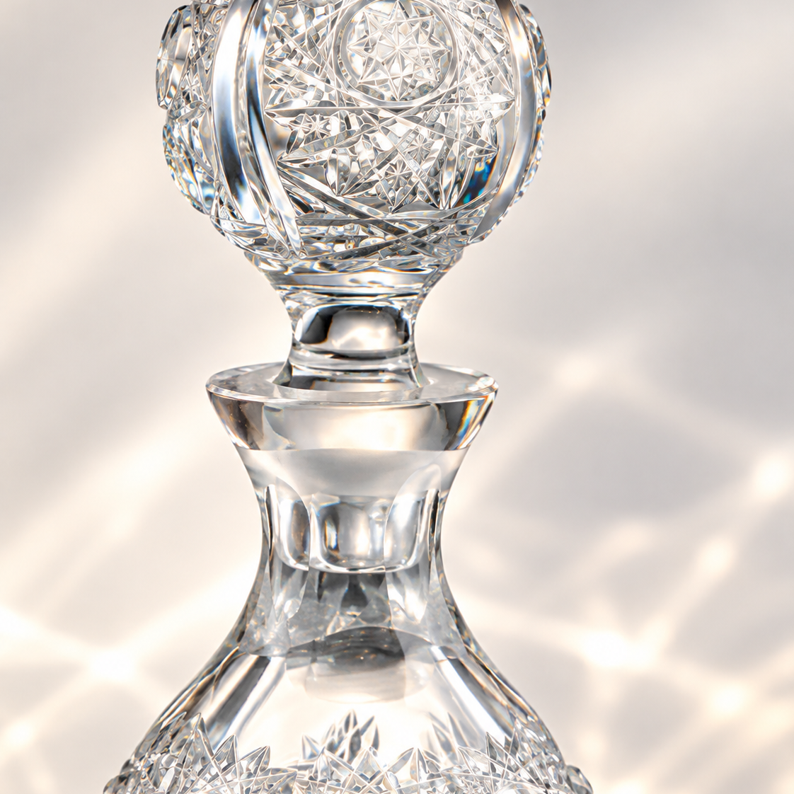 Mignon Lace Perfume Flacon - Clear, Close-up