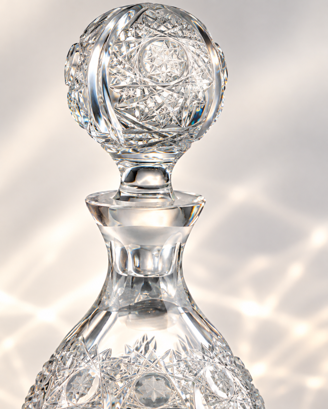 Mignon Lace Perfume Flacon - Clear, Close-up