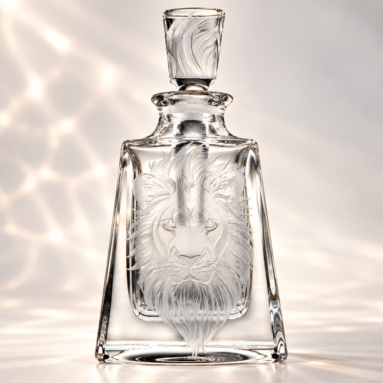 Kathrene Lion Perfume Flacon - Clear