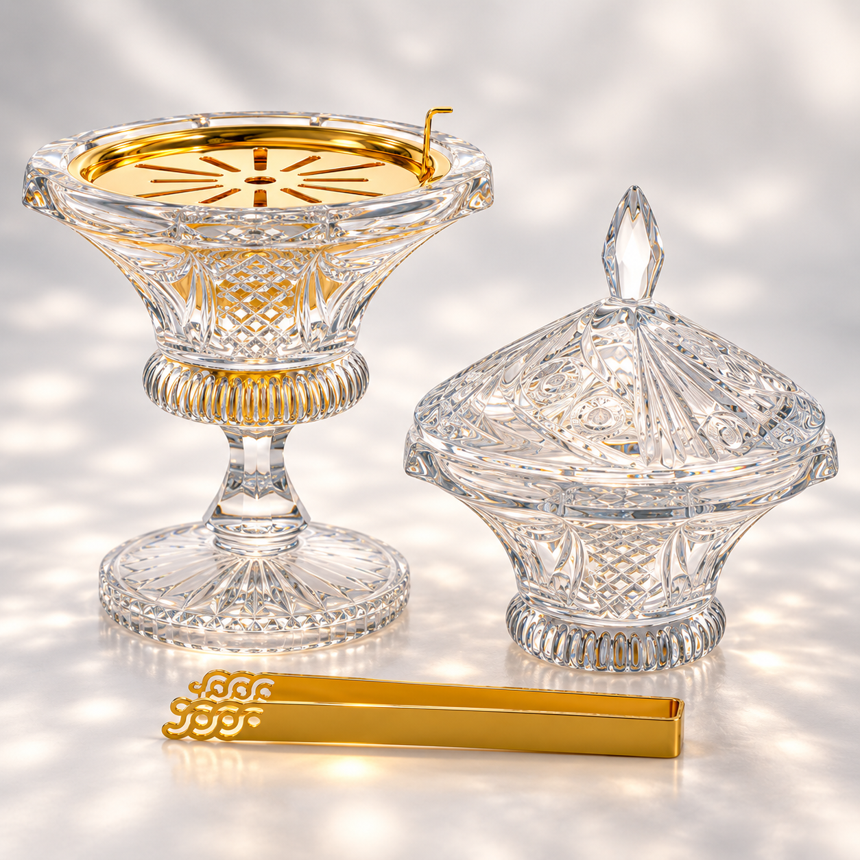 Cristal Pur Incense Burner Set