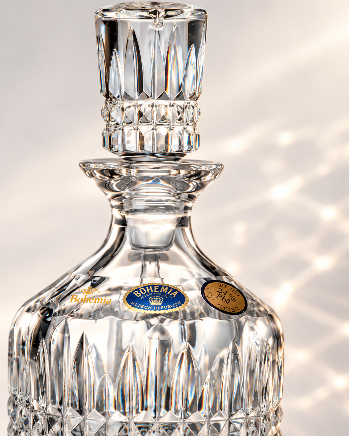 Grand Shams Perfume Decanter - Clear, Close-up