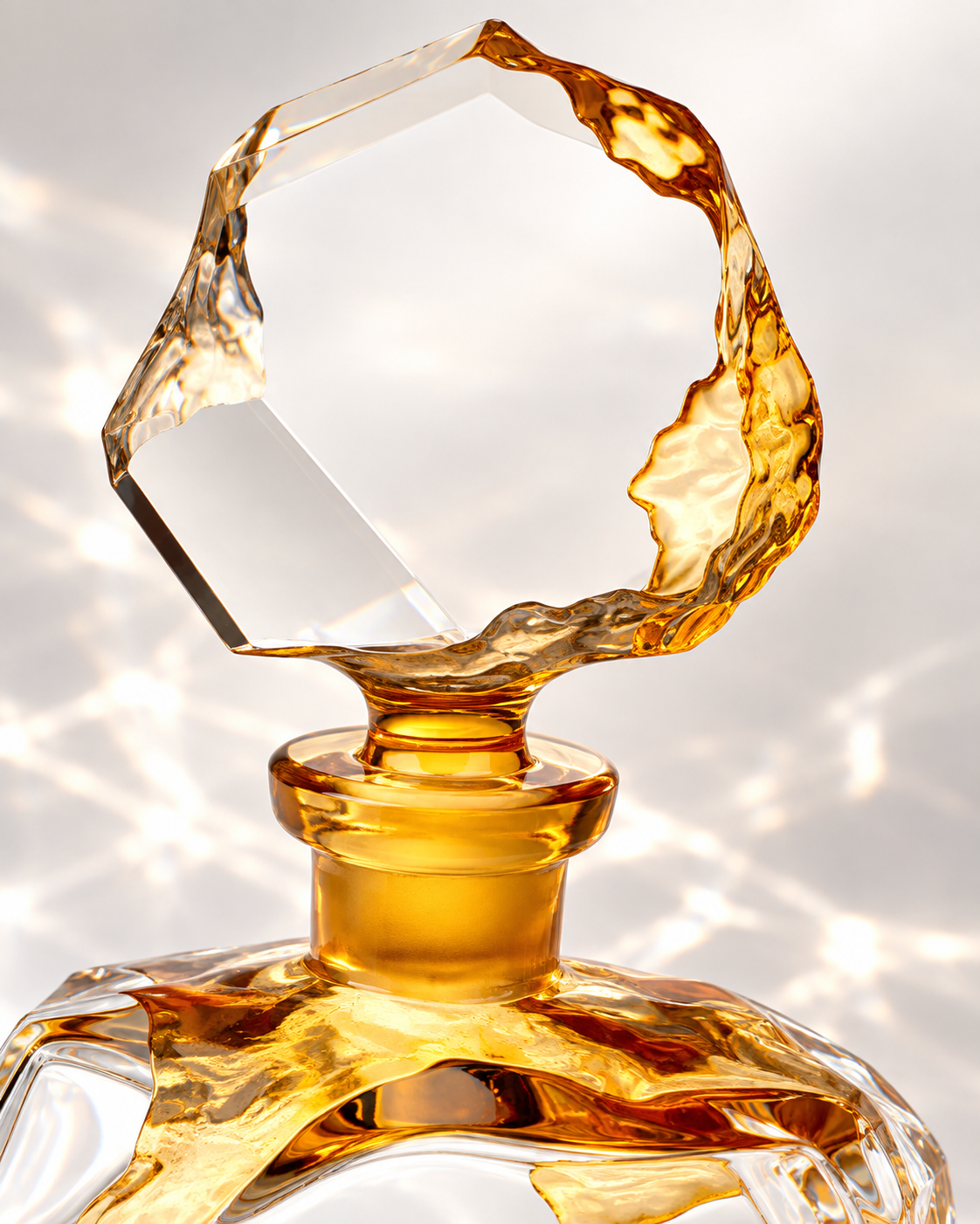 Reef Perfume Flacon - Amber, Close-up