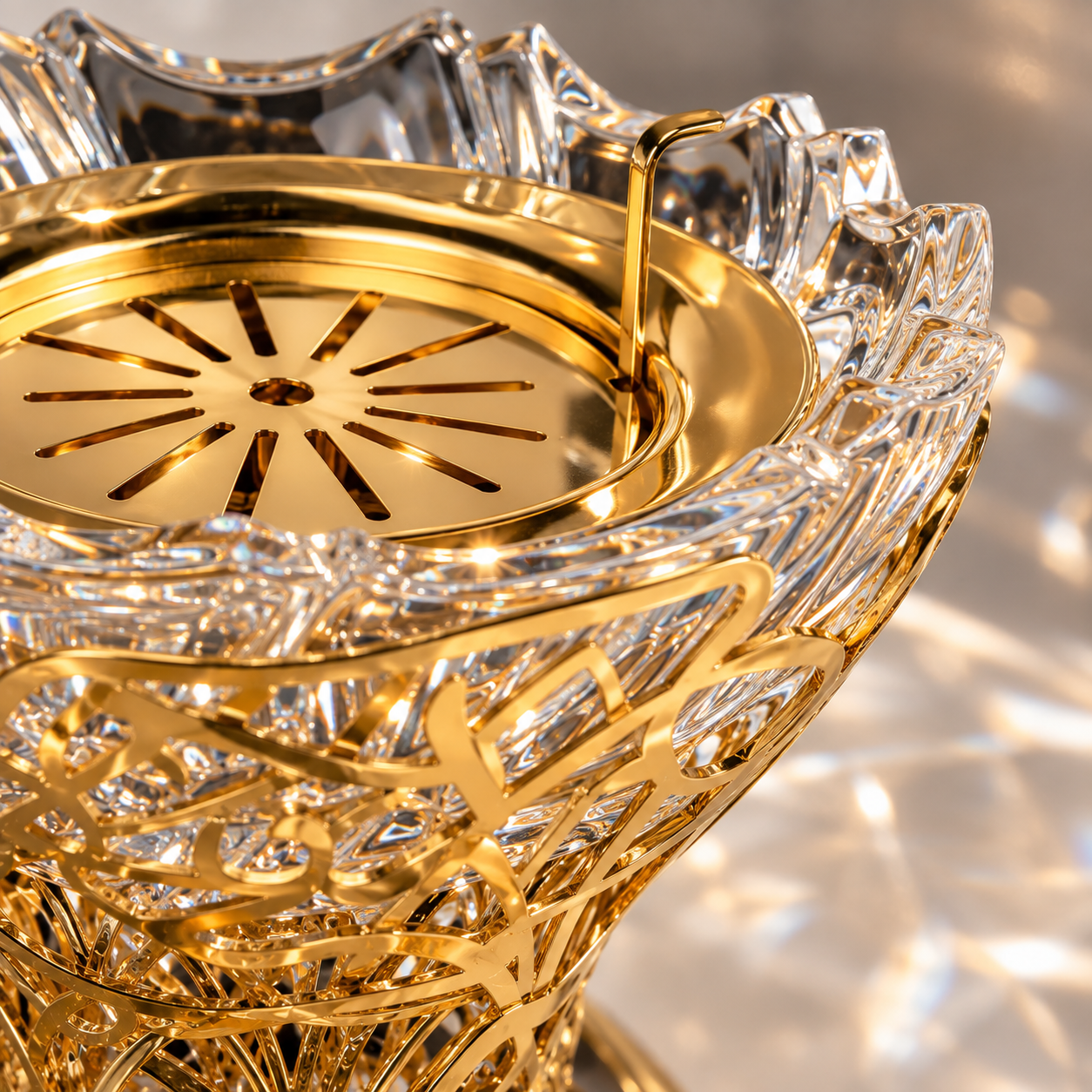 Andalus Arabesque Censer, Grand, Close-up