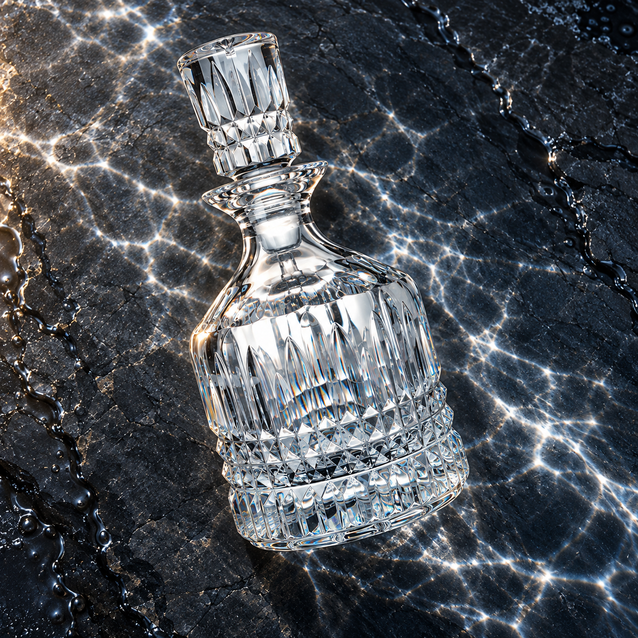 Grand Shams Perfume Decanter - Clear