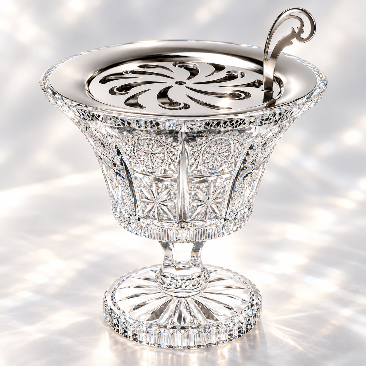 Diamant Coupe Crystal Incense Burner