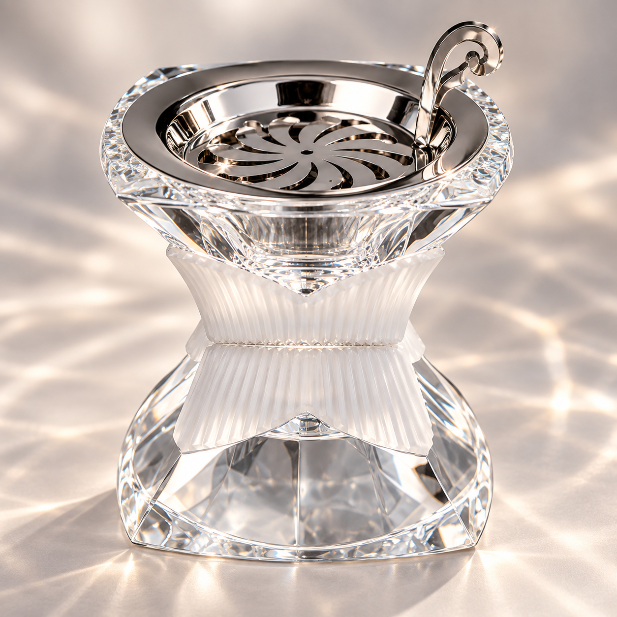 Neige Givré Crystal Incense Burner