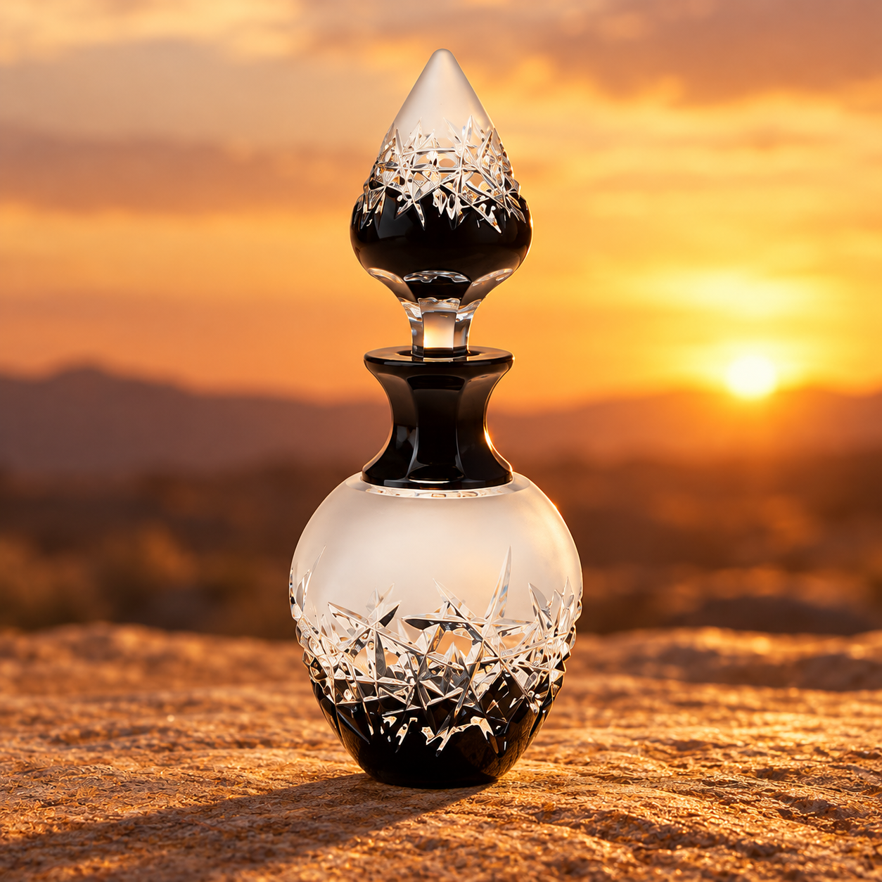 Atelier Spire Perfume Flacon, Petite - Black